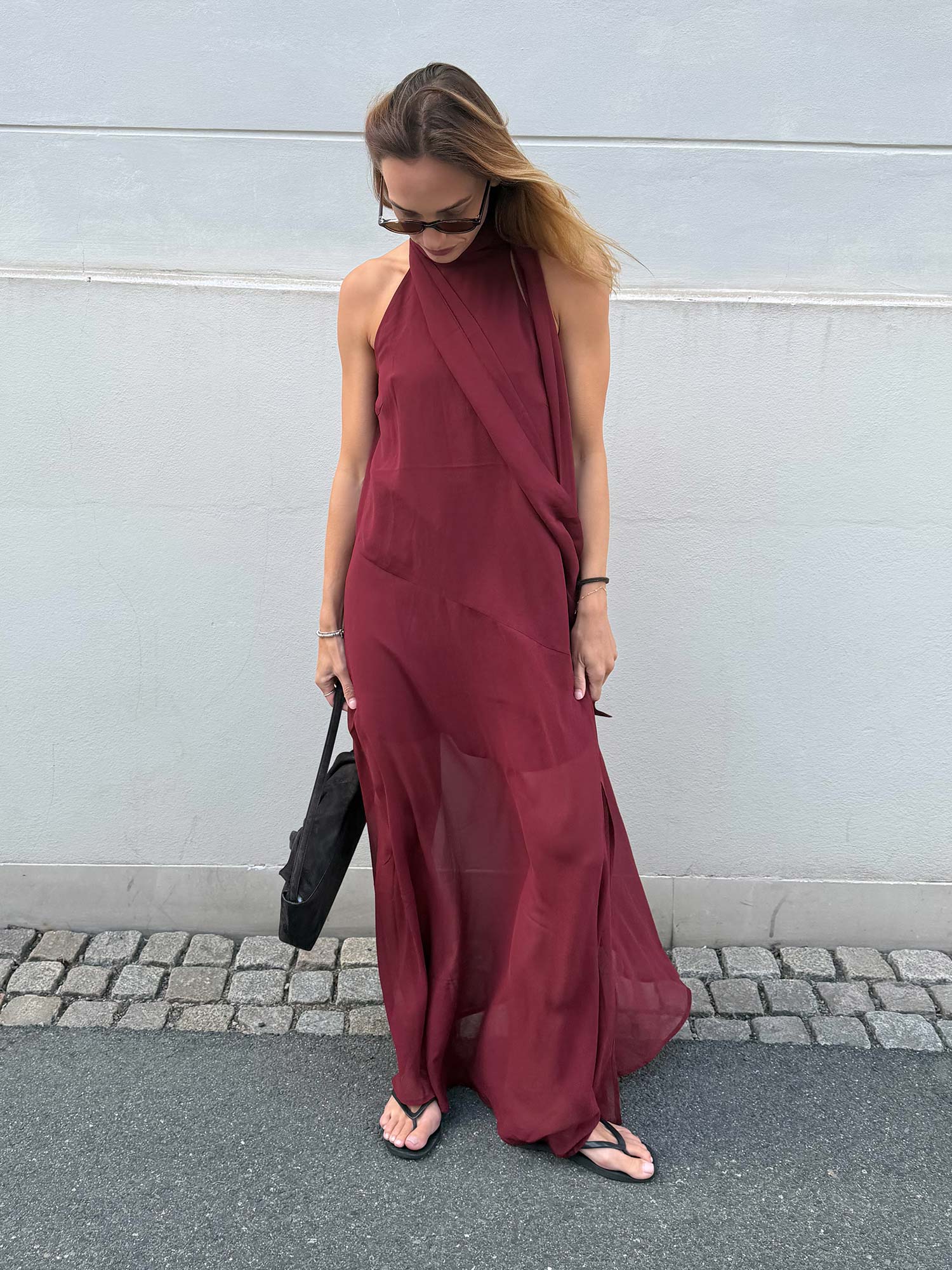Dorah Dress - Cabernet