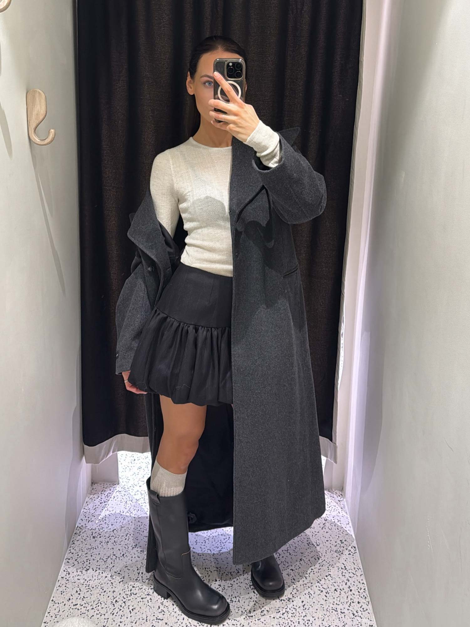 Stewart Wool Coat - Grey