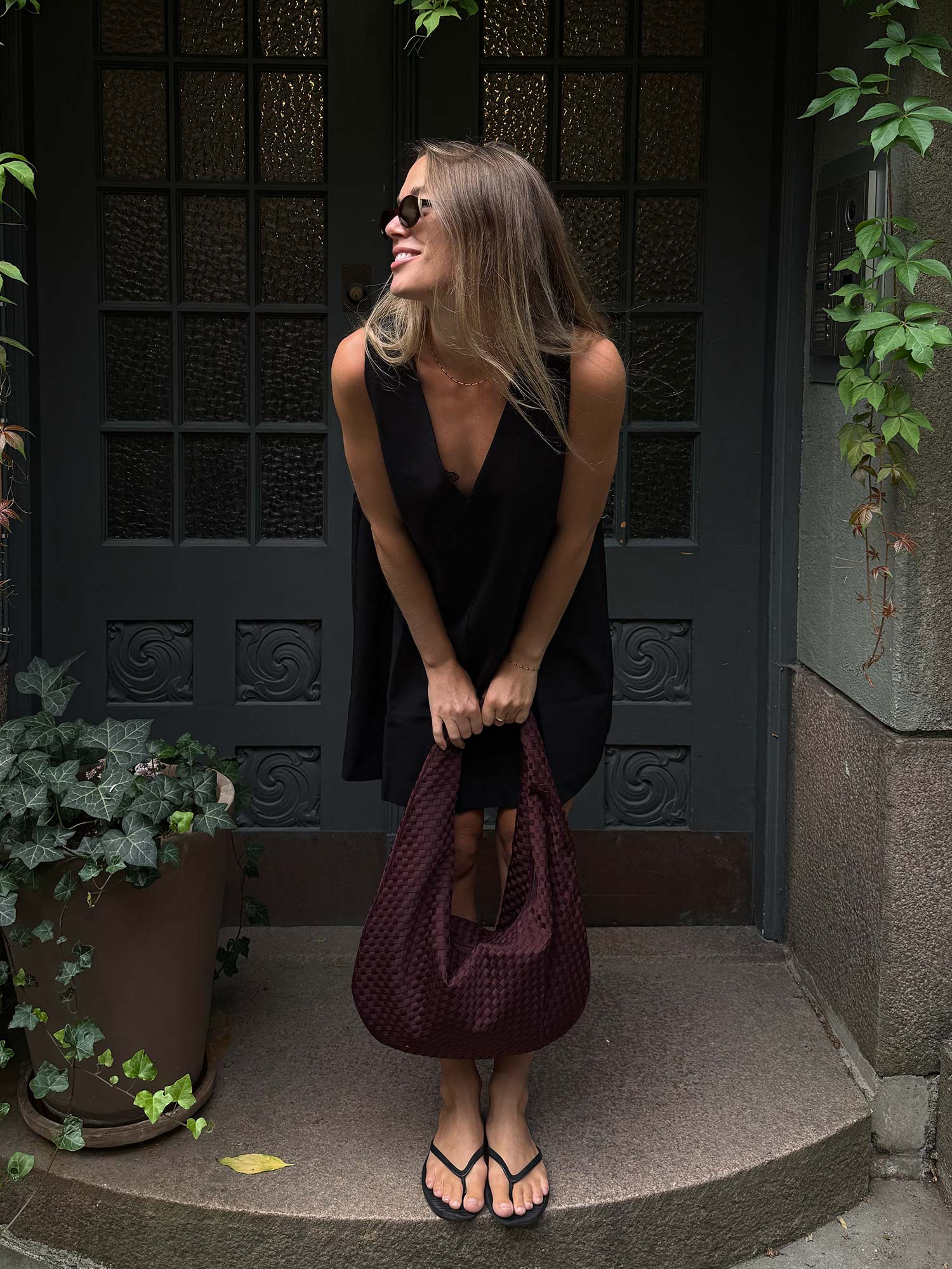 Haze Braided Neoprene - Midnight Plum