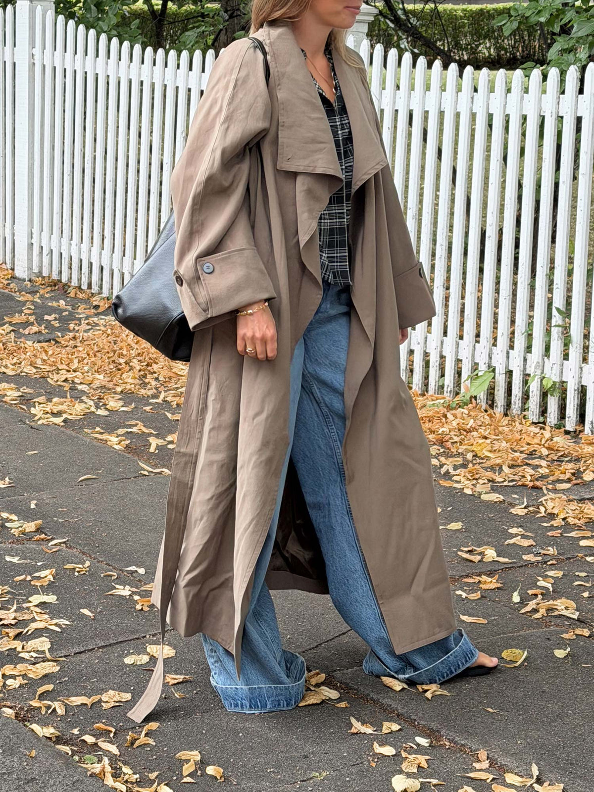 Atari Oversized Trenchcoat - Khaki