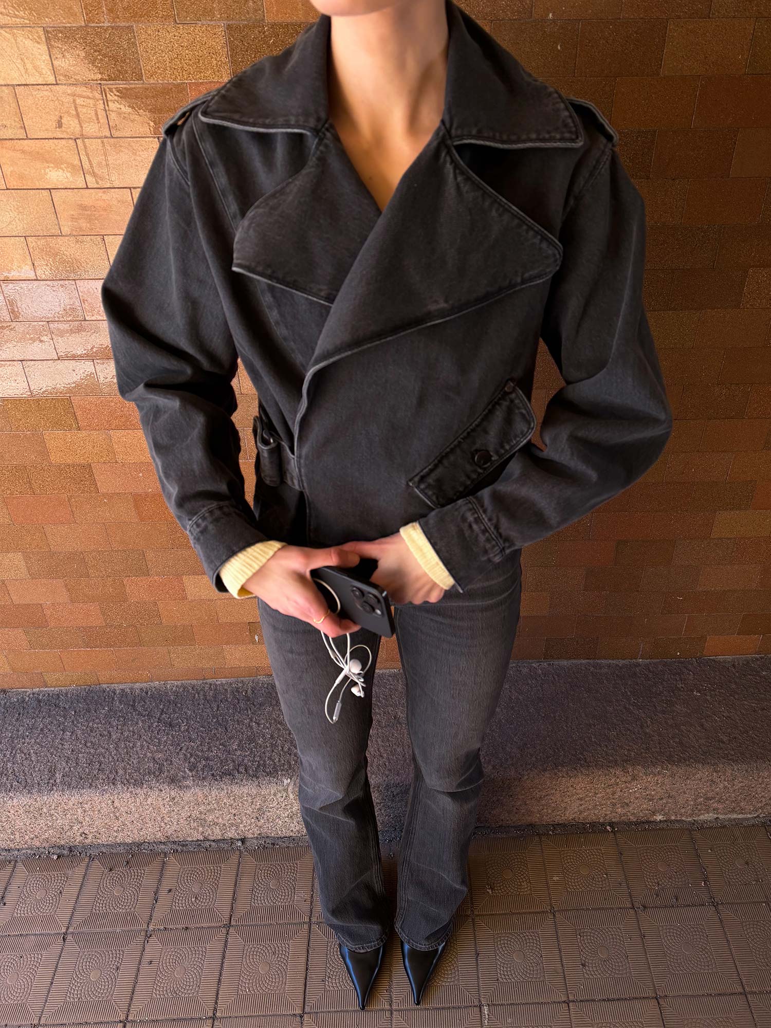 Reign Denim Jacket - Graphite Grey