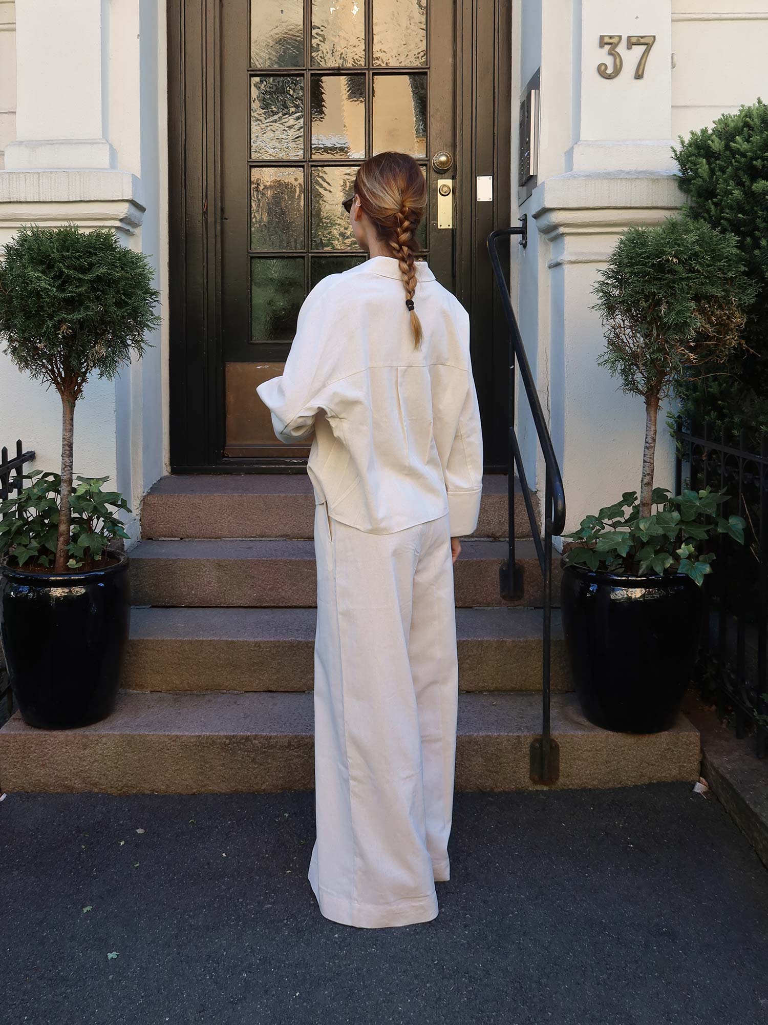 Tide Linen Pants - Raw Beige
