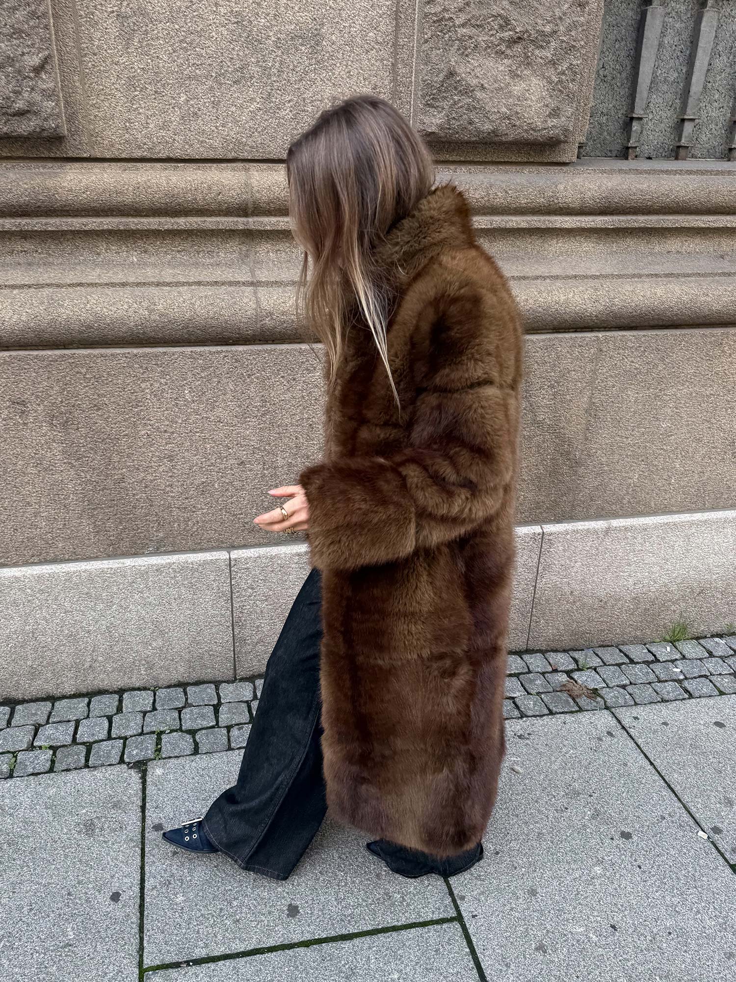 Posh Coat - Dk Brown