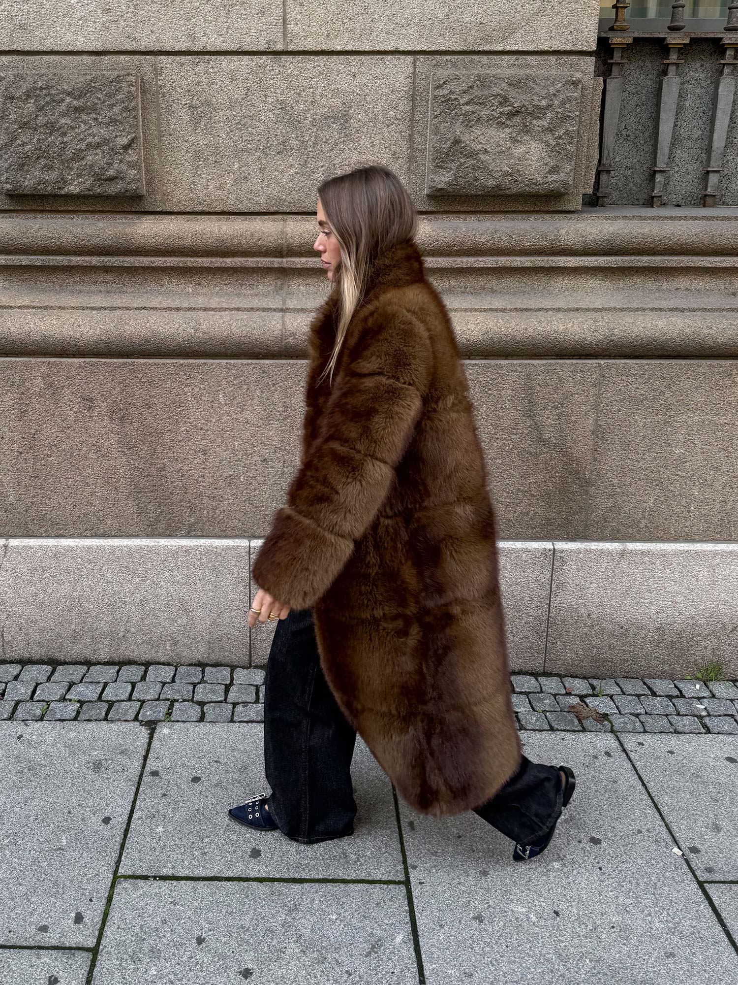 Posh Coat - Dk Brown