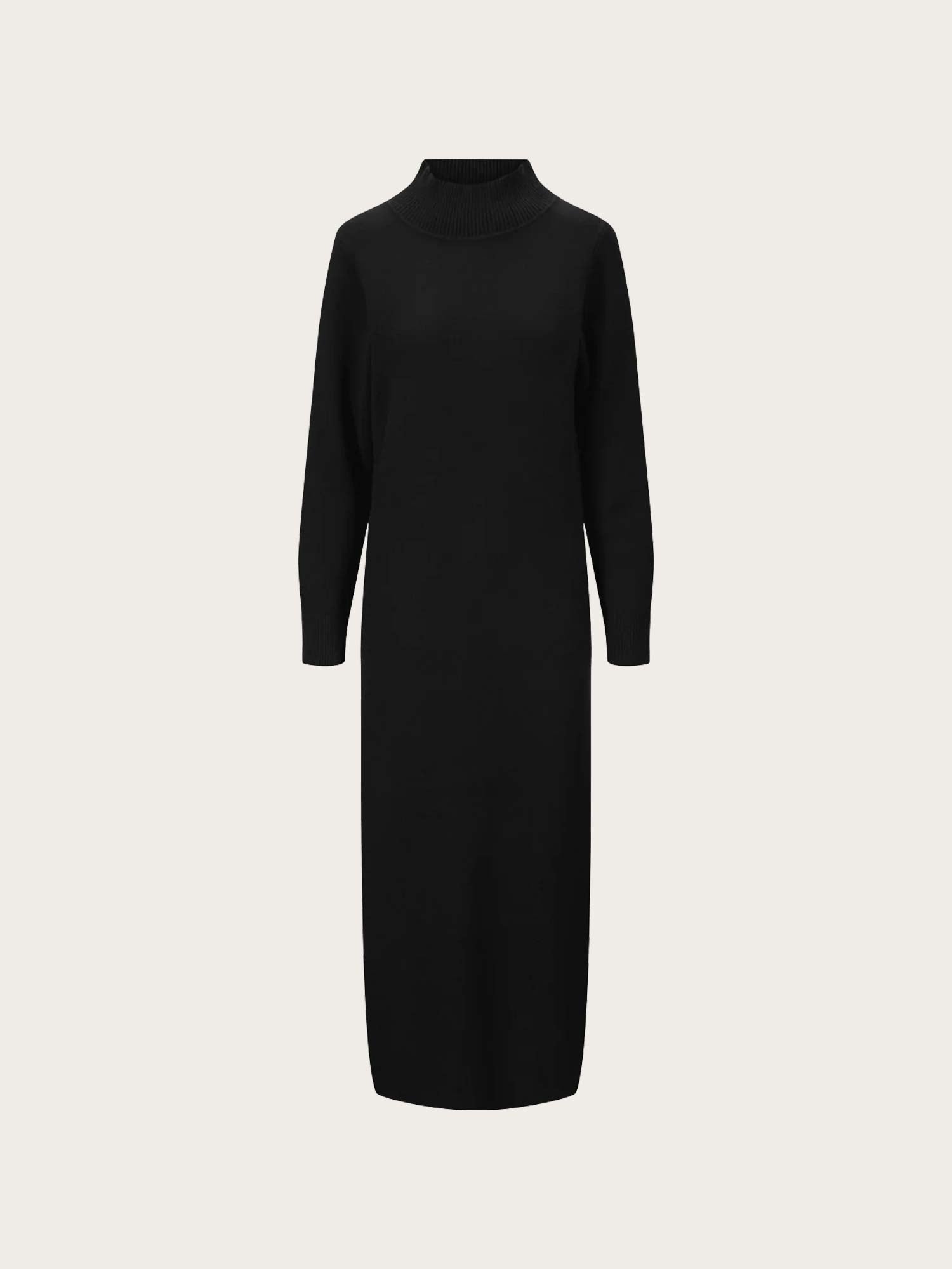 Serge Long Dress - Black