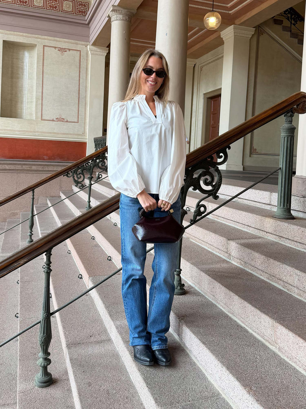 Infinity Blouse - White