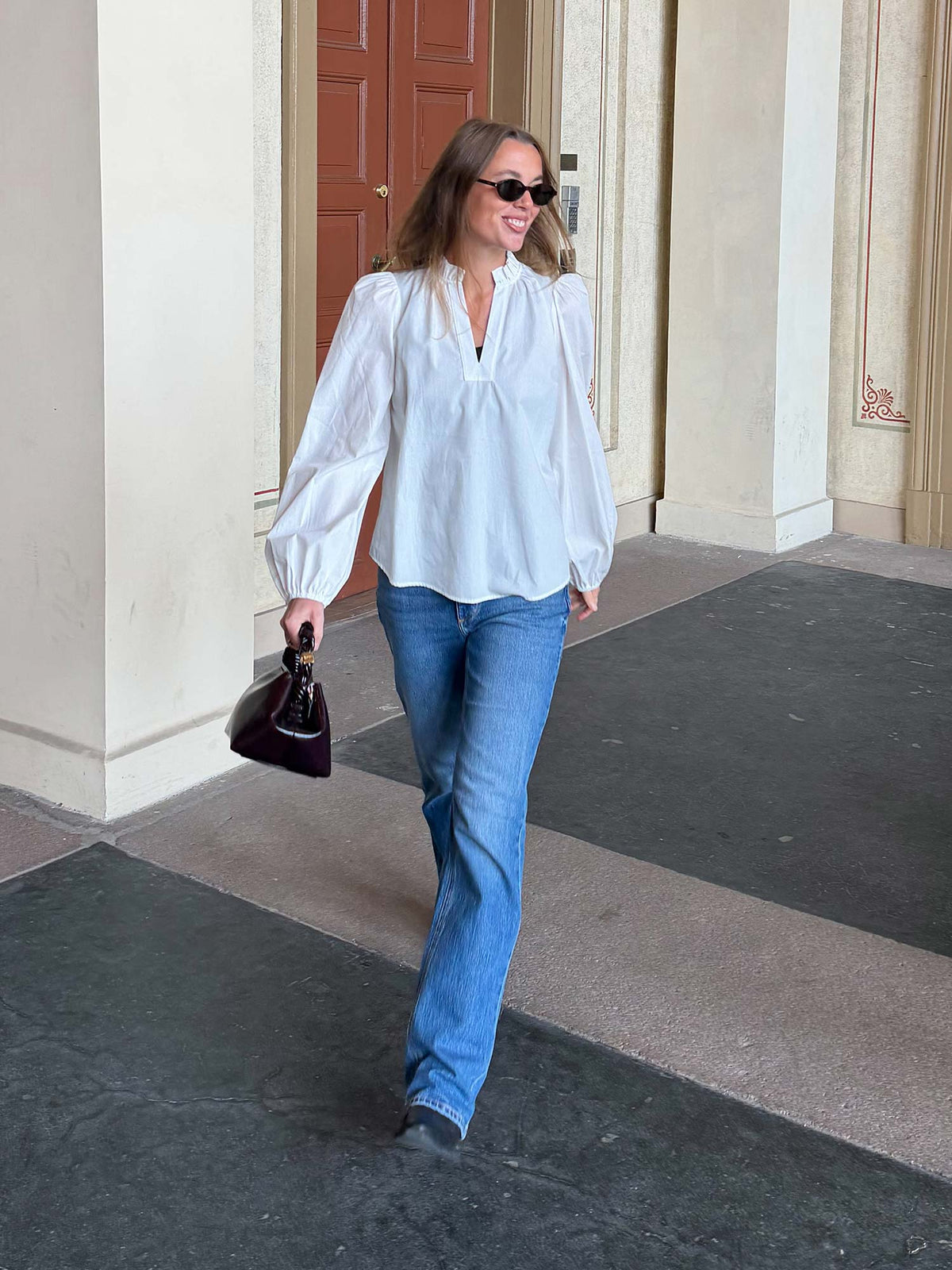 Infinity Blouse - White