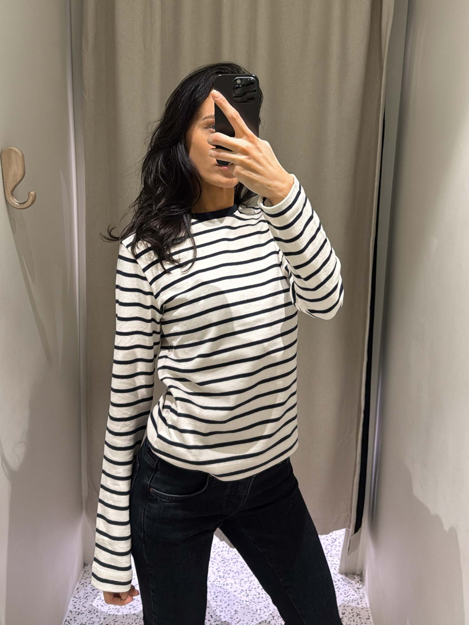 Pablo Maggie Tee LS - Vanilla Ice/Sky Captain