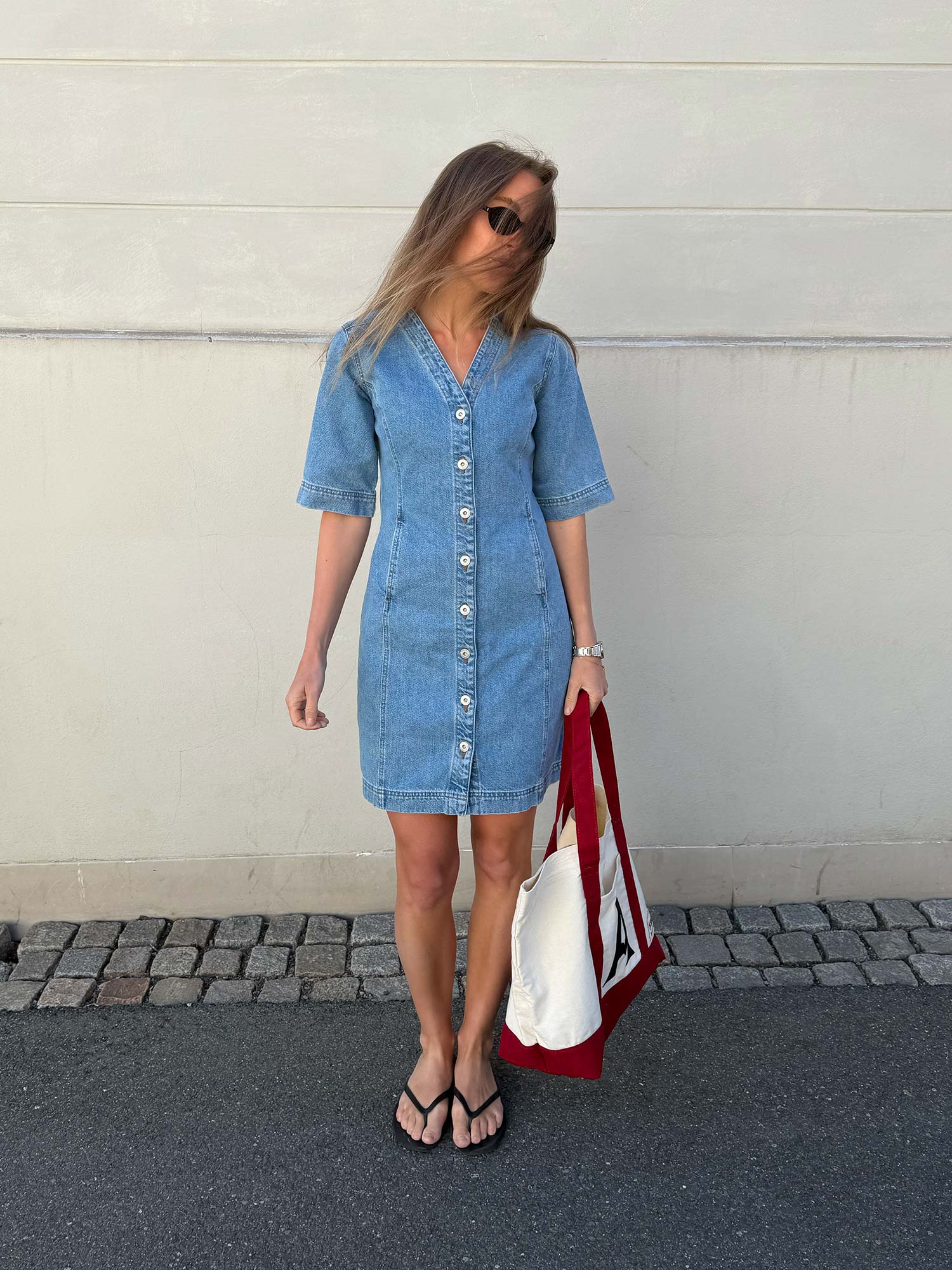 Luke Denim Vigga Dress - Blue Vintage