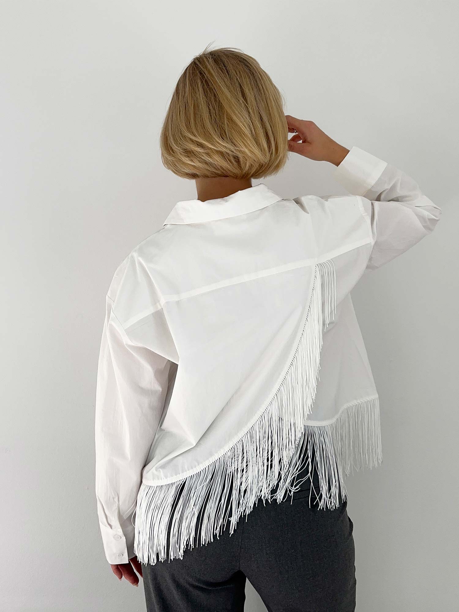 Fringe Shirt - White