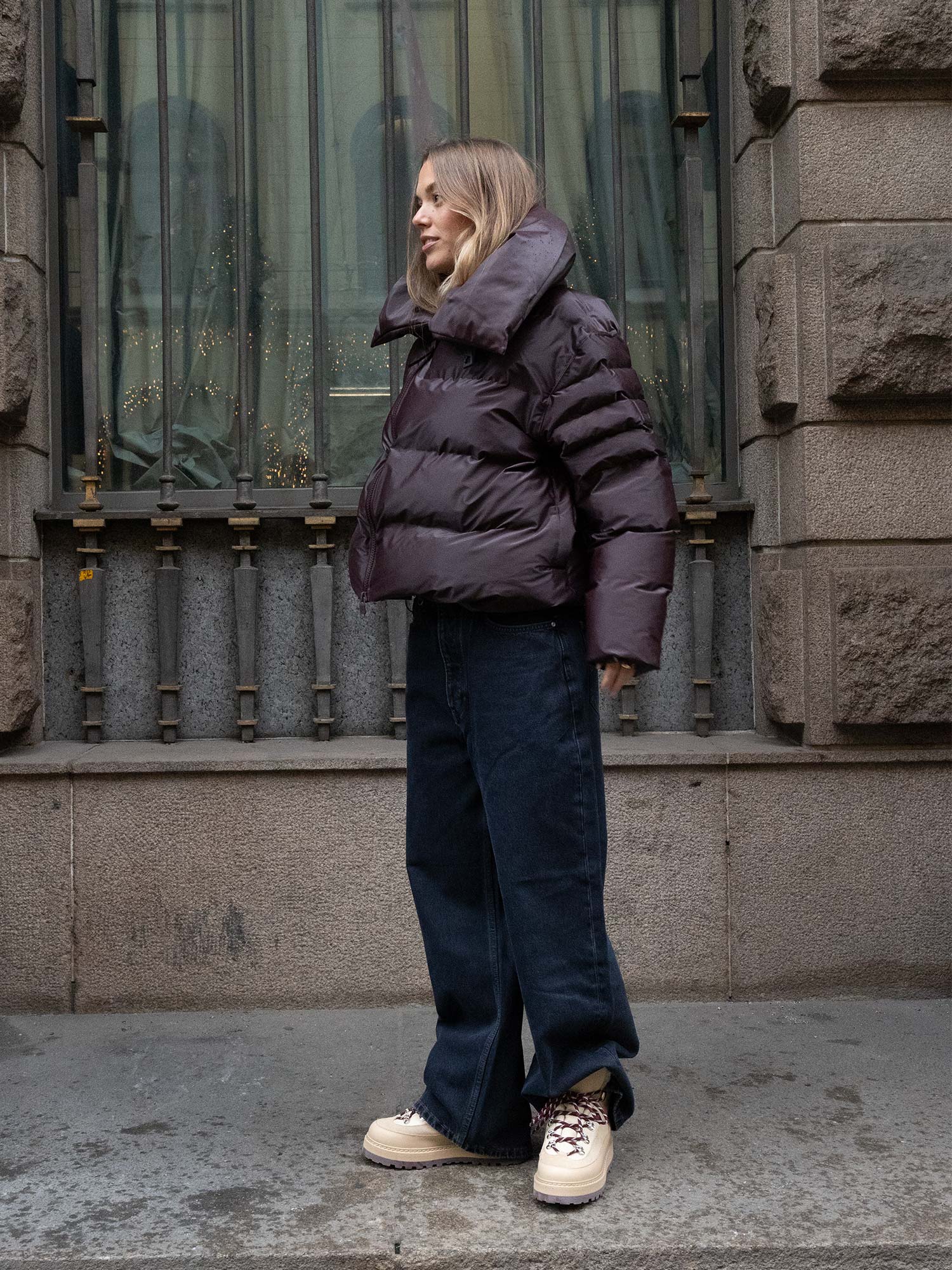 Alta Vision Short Puffer Jacket W3T3 - Depth