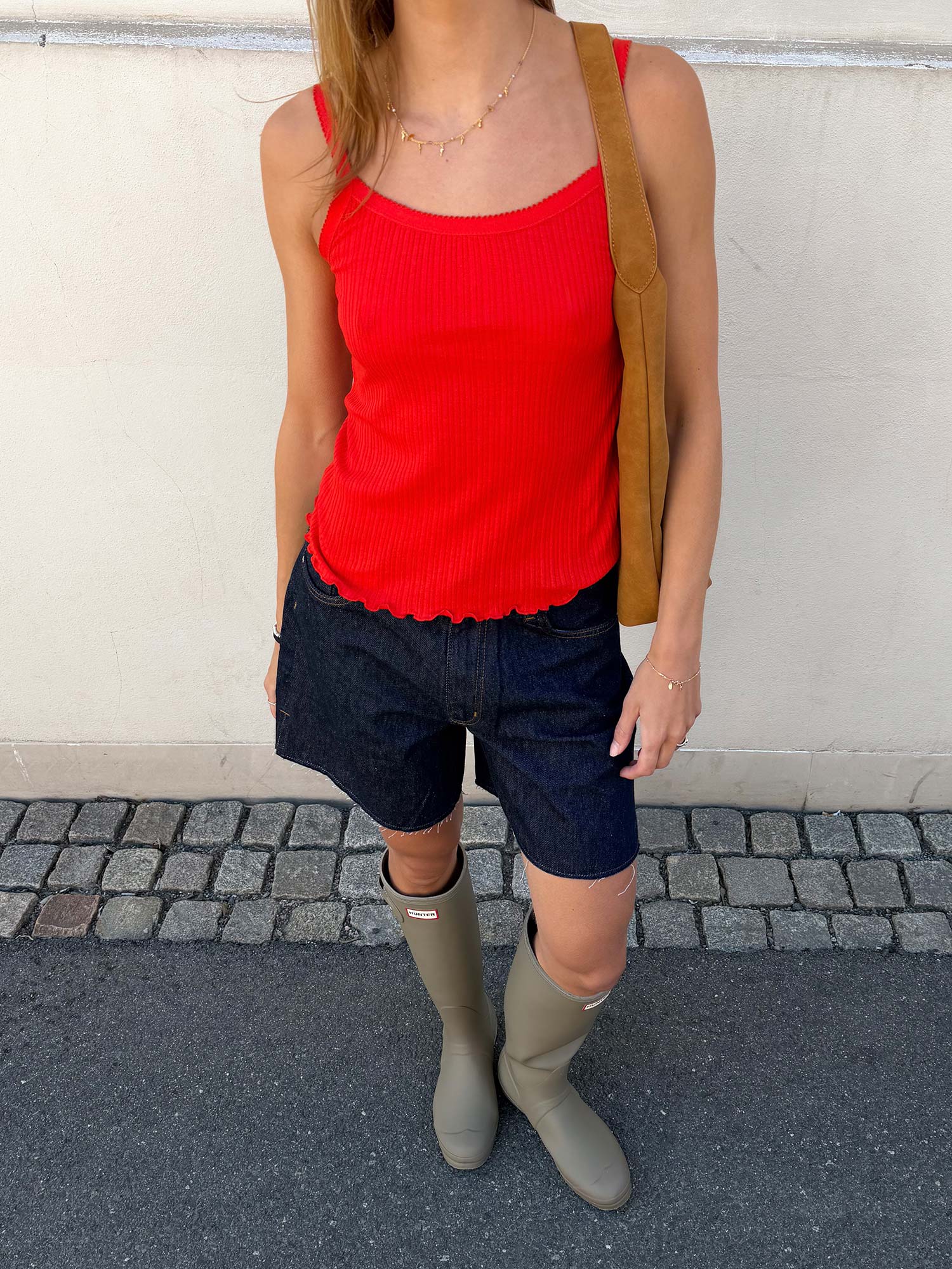 Pointella Trilla Top - Fiery Red