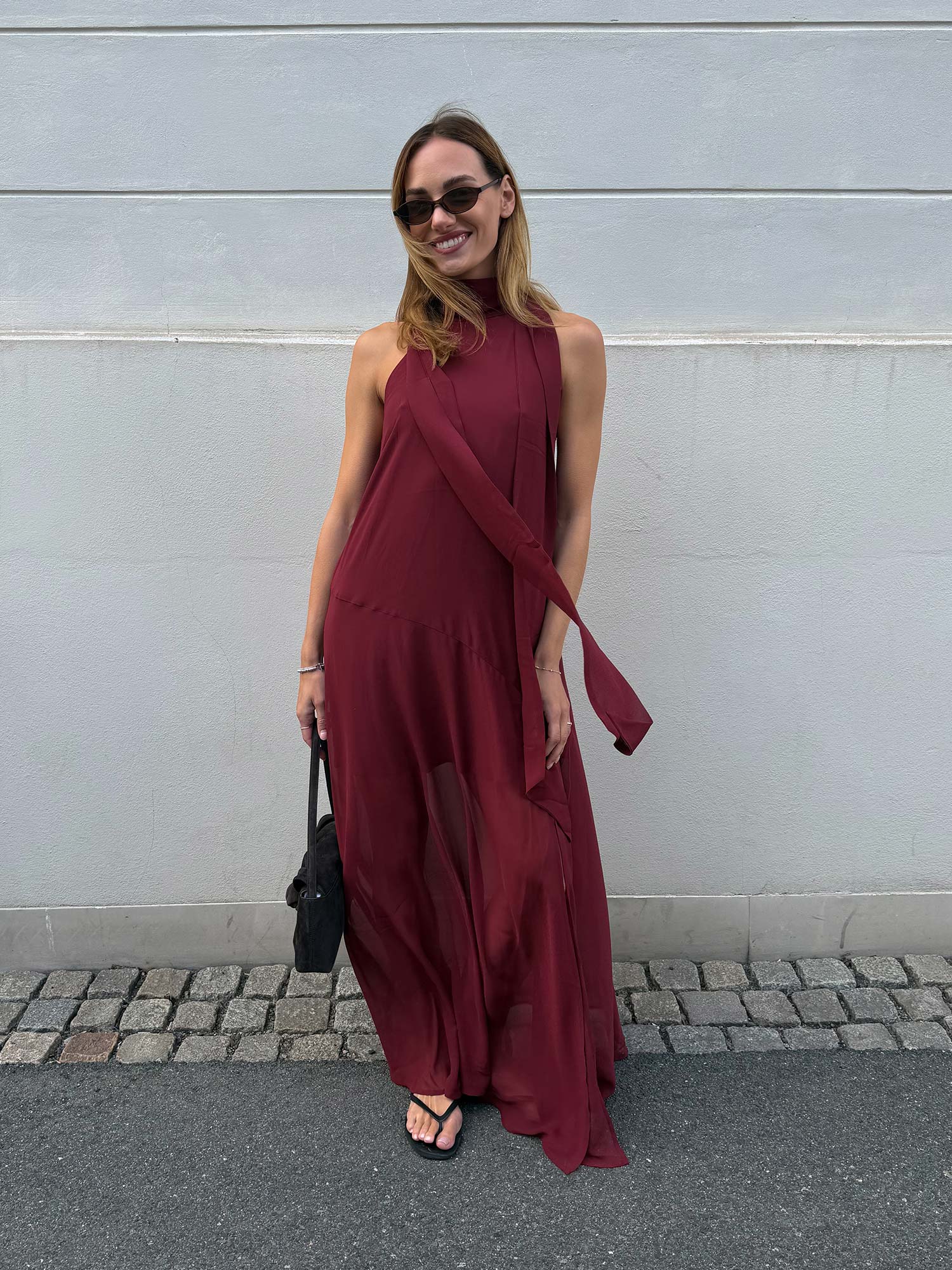 Dorah Dress - Cabernet