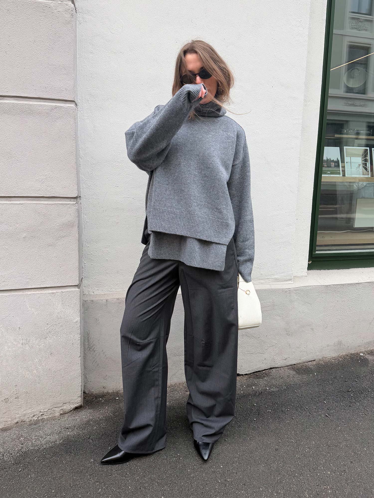 Saroko Trousers - Dark Grey Melange