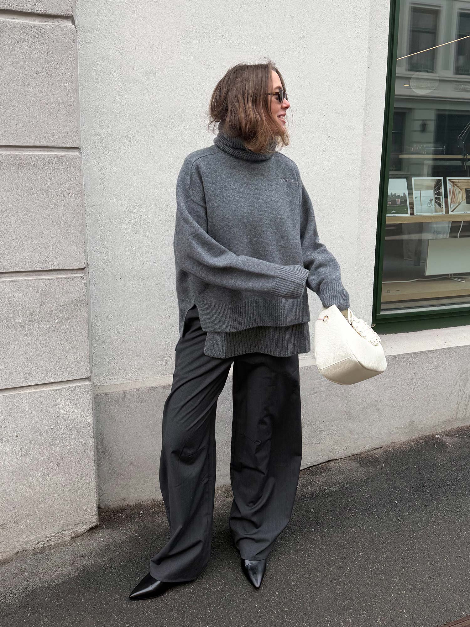 Saroko Trousers - Dark Grey Melange