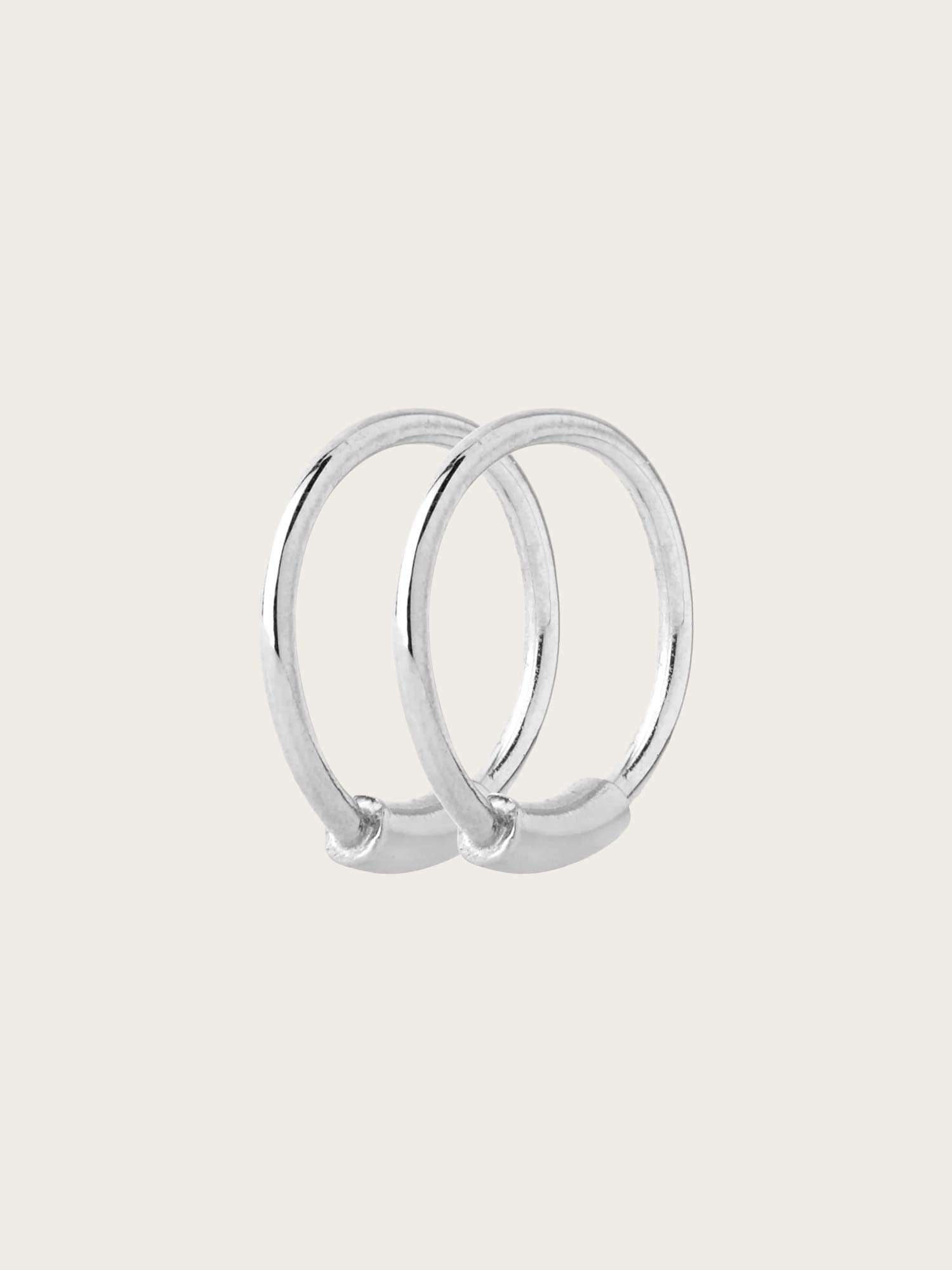 Basic 12 Hoop - Silver