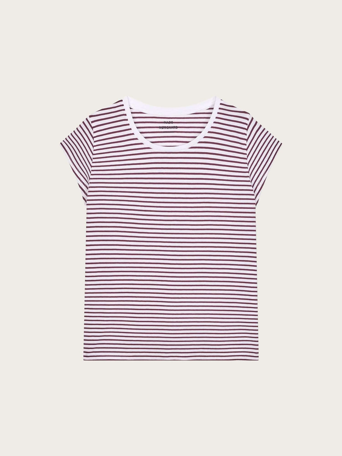 Fine Jersey Stripe Teasy Tee - Winetasting
