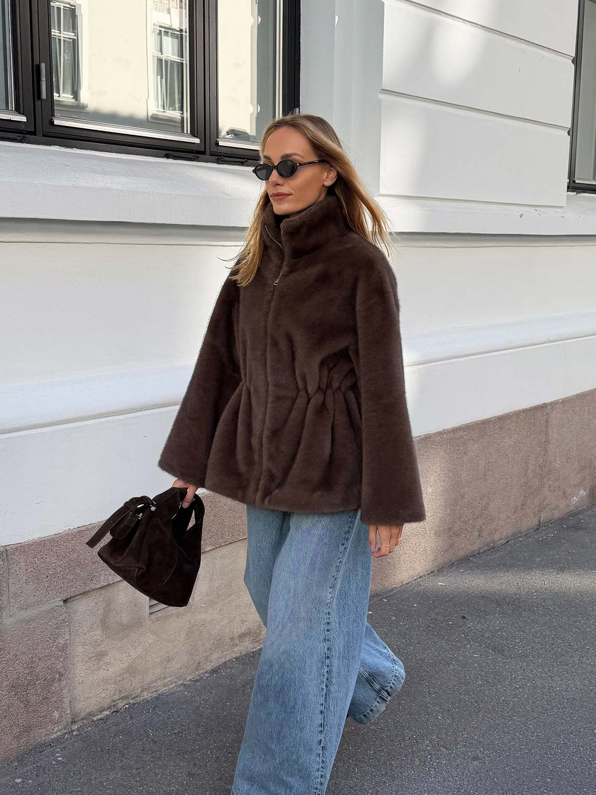 Frankie Faux Mink - Choco
