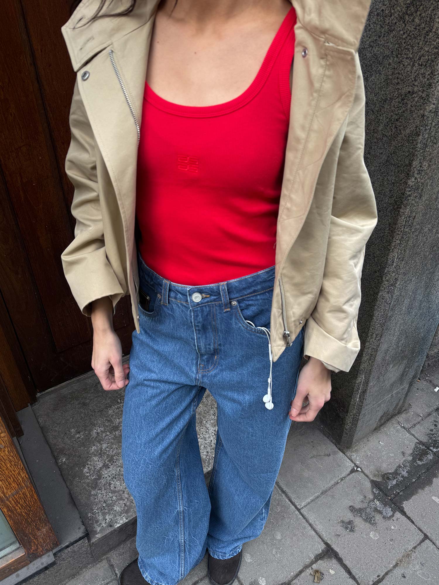 Drew Logo Top 2.0 - Tomato