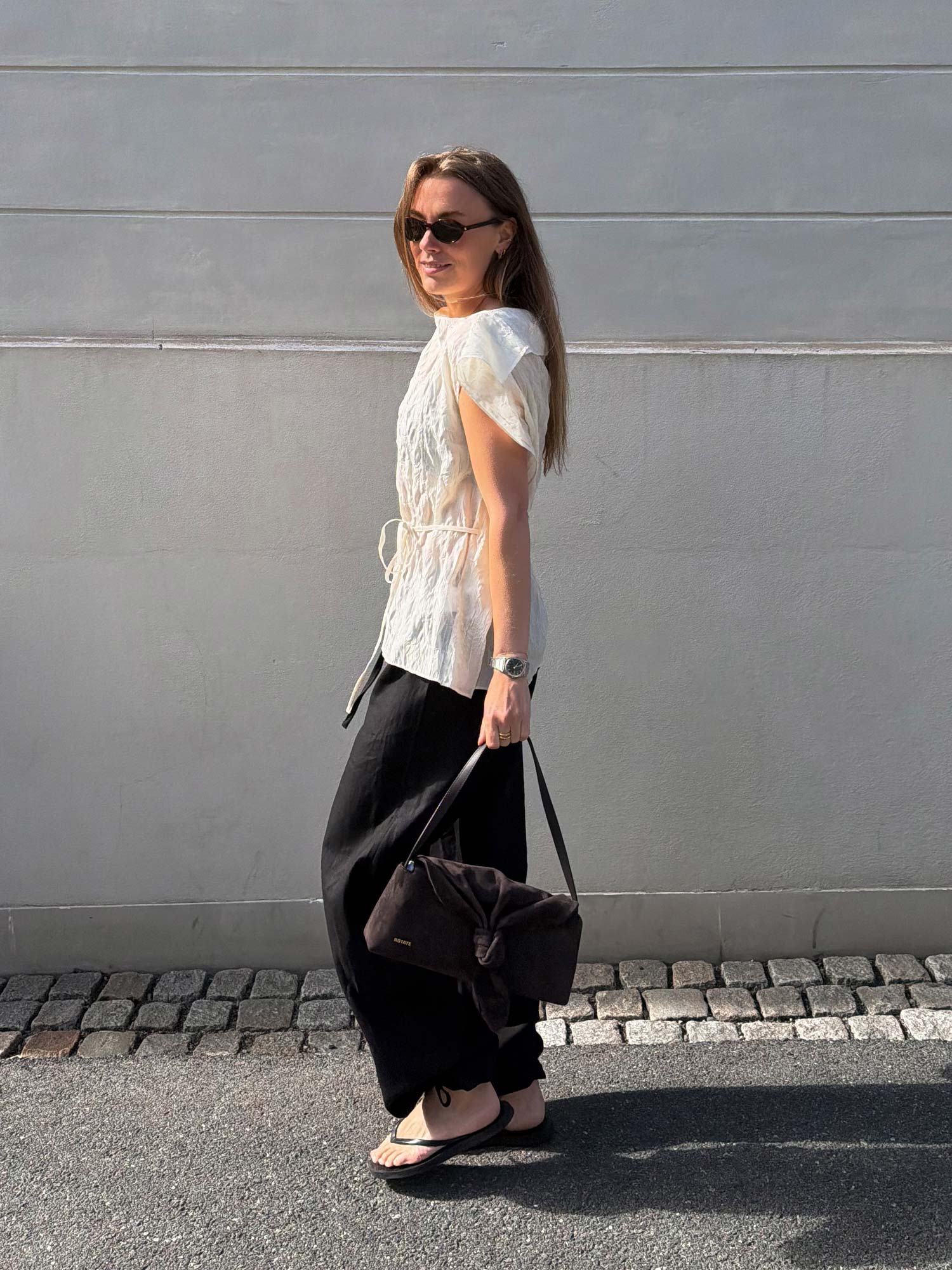 Amit Flap Top - Ivory