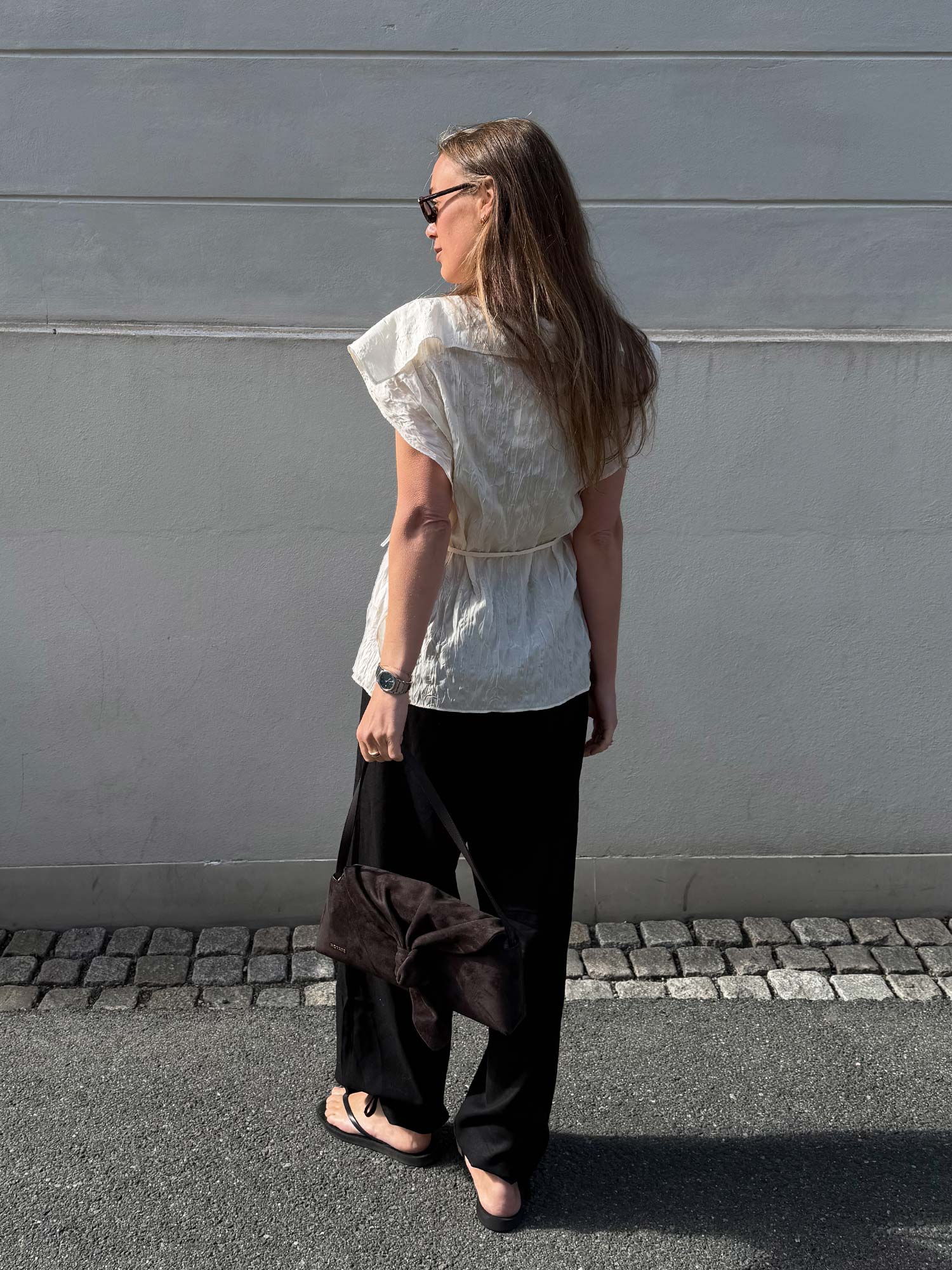 Amit Flap Top - Ivory