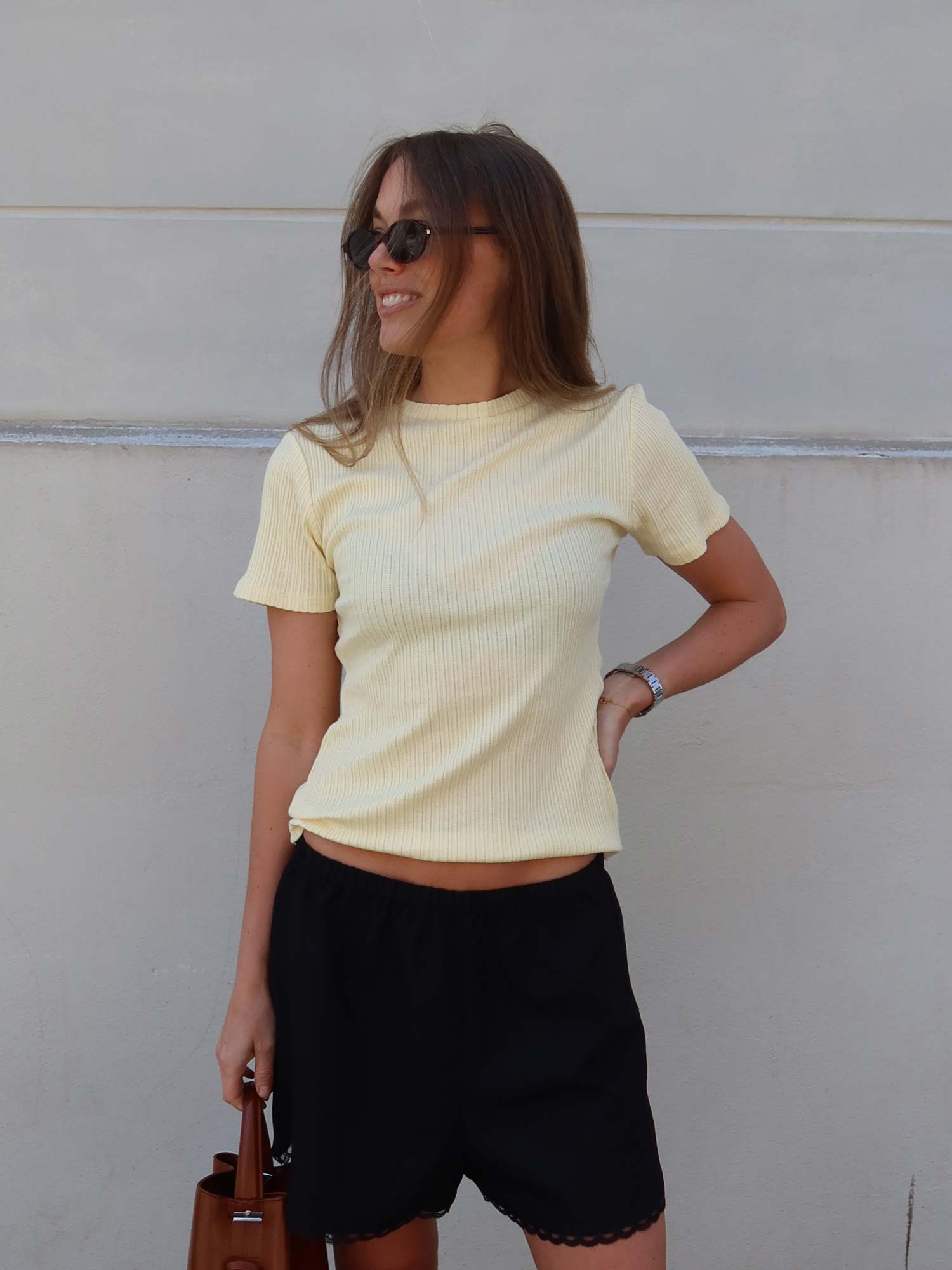 Envolvi SS Tee - Double Cream