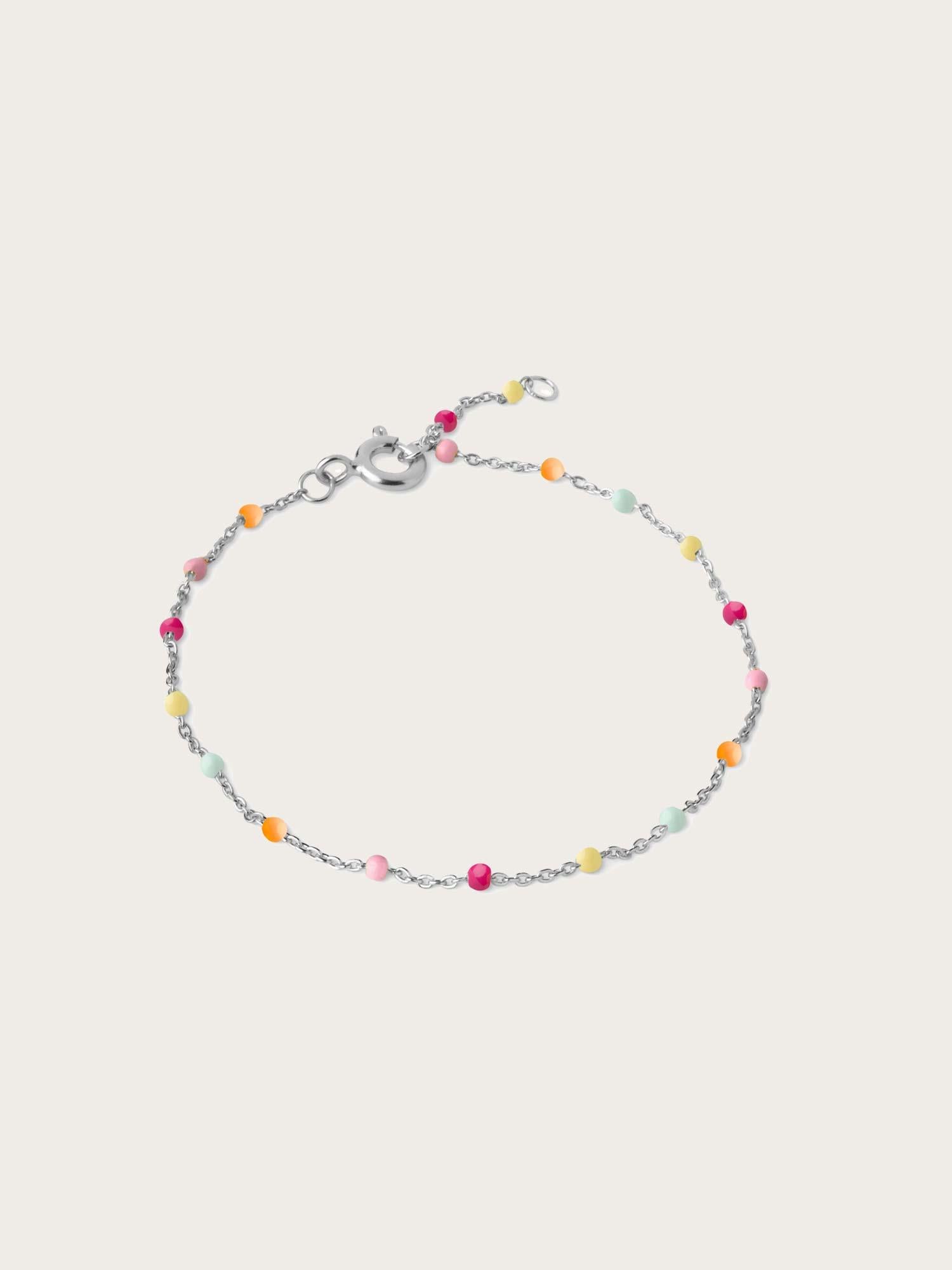 Bracelet Lola - Rainbow Silver