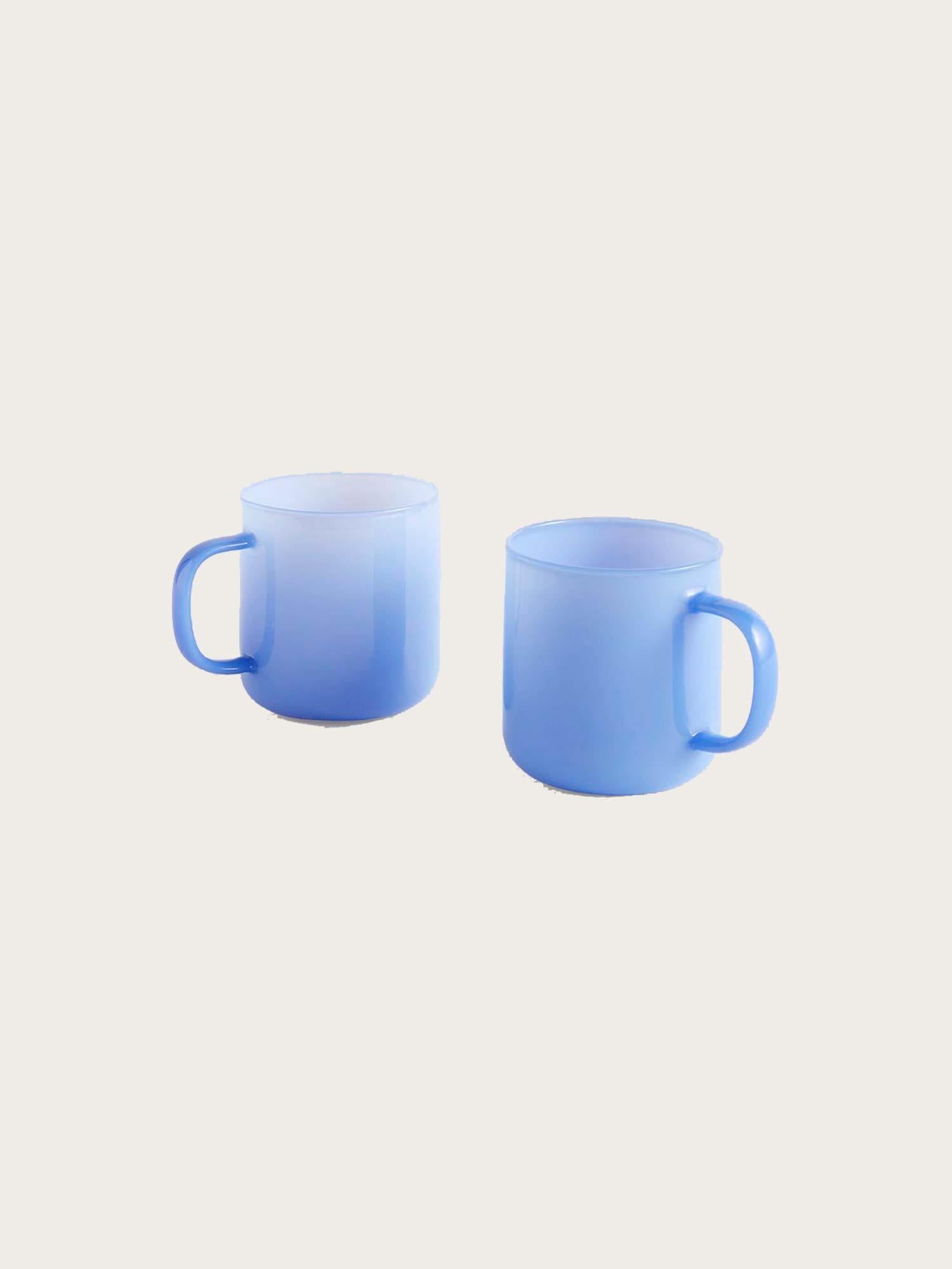 Borosilicate Mug Set of 2 - Jade Light Blue