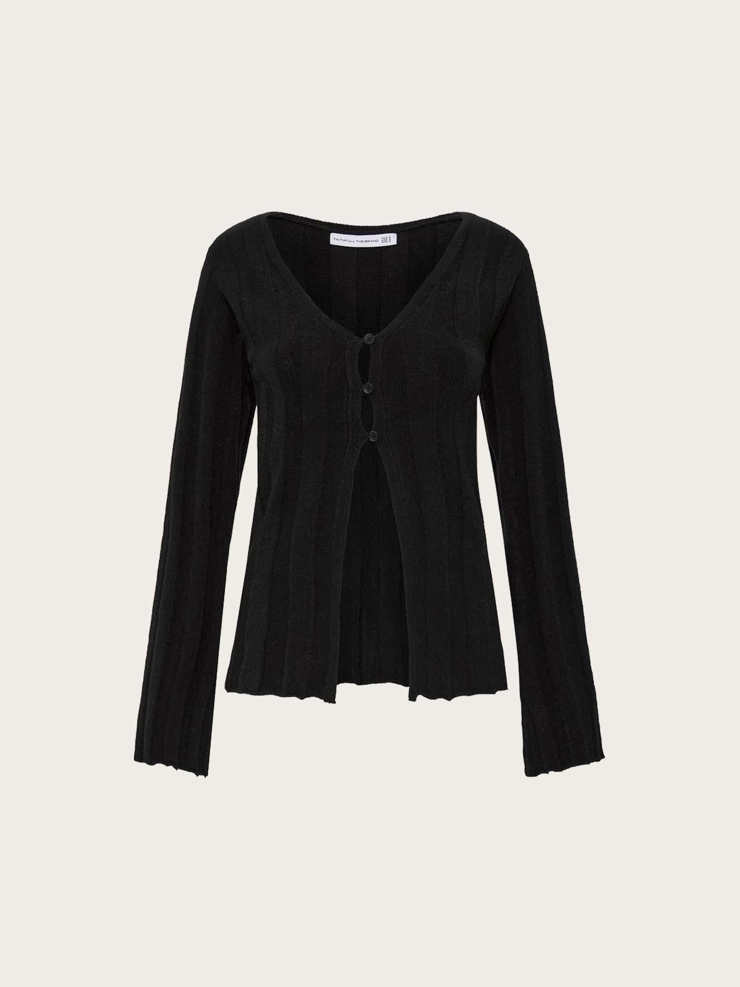 Athena Knit Cardigan - Black