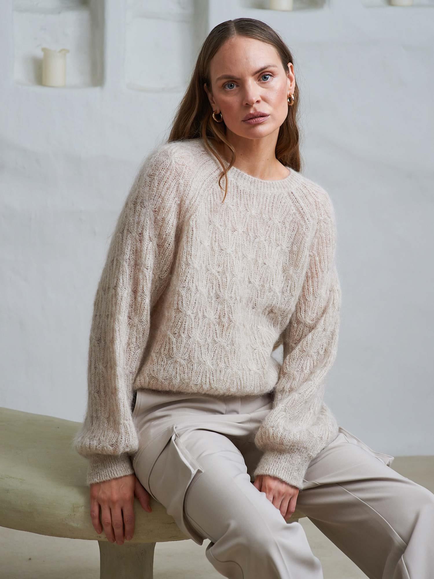 Lima Sweater - Lt Beige Melange