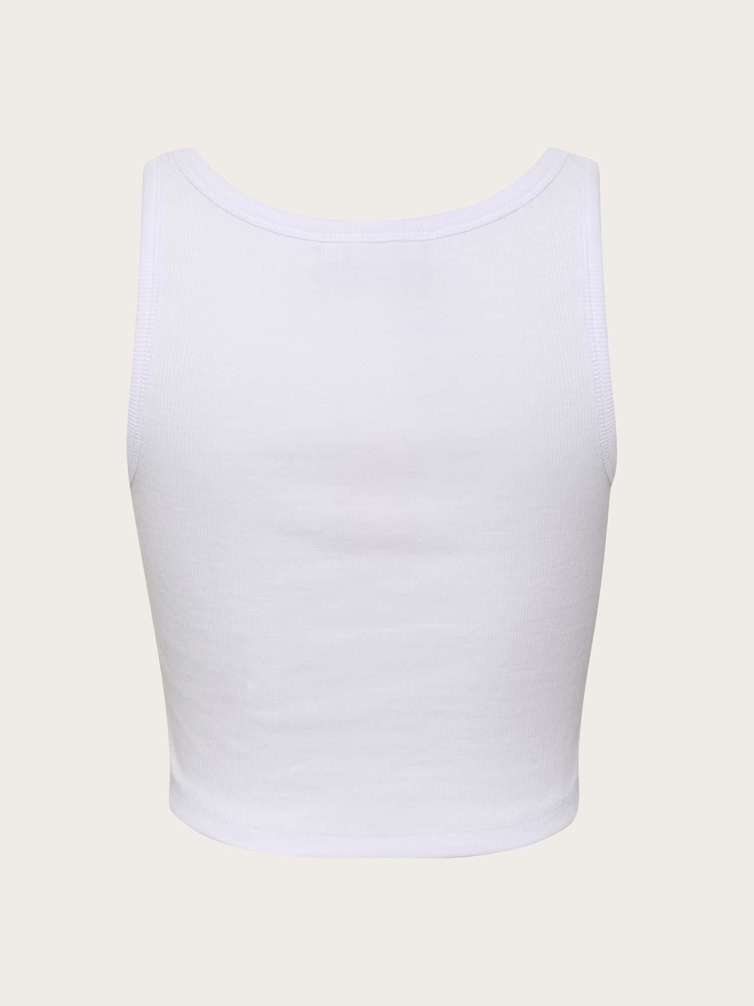 Drew Cropped Top - Bright White