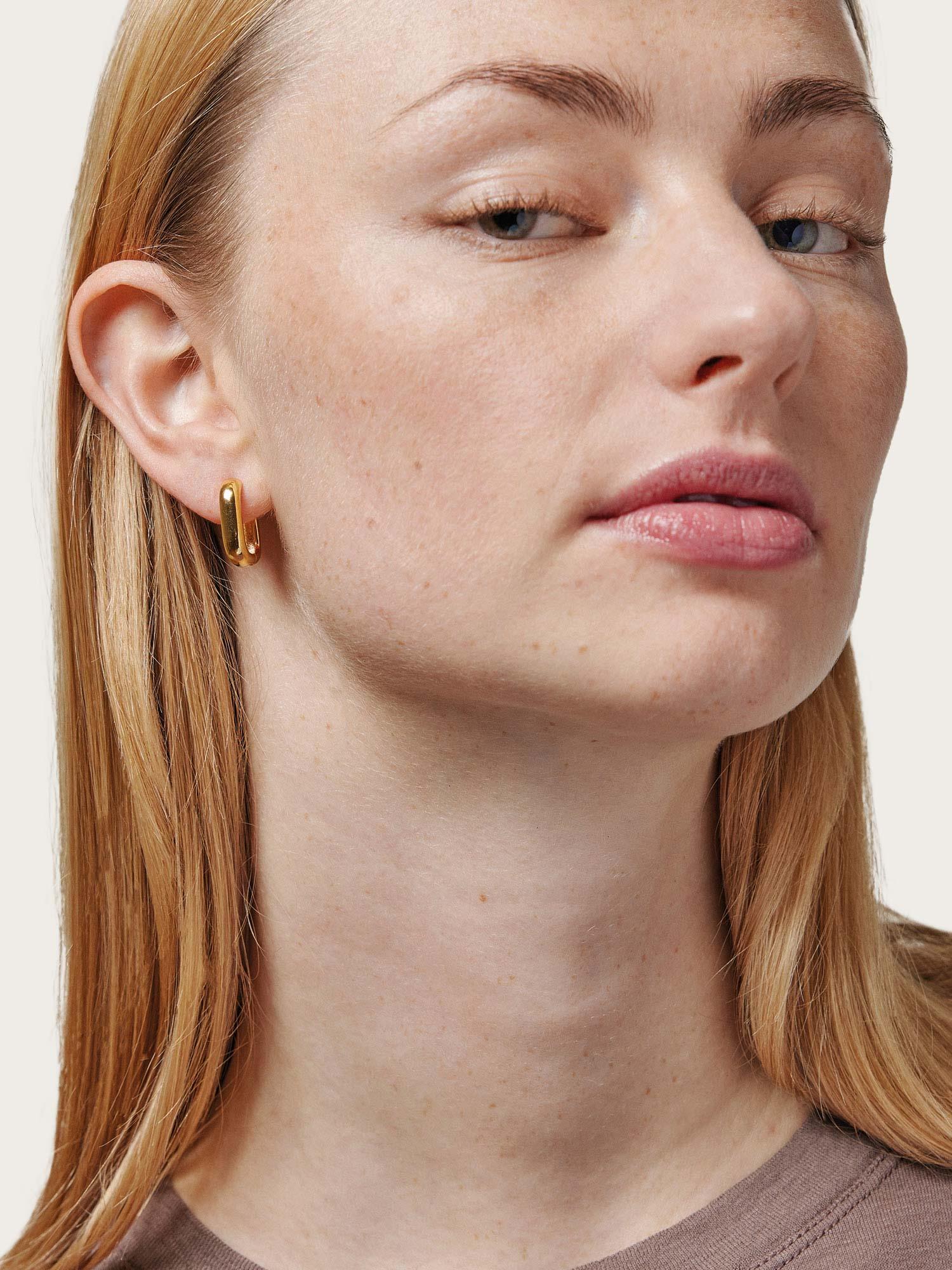 Hoops Square 18mm - Gold