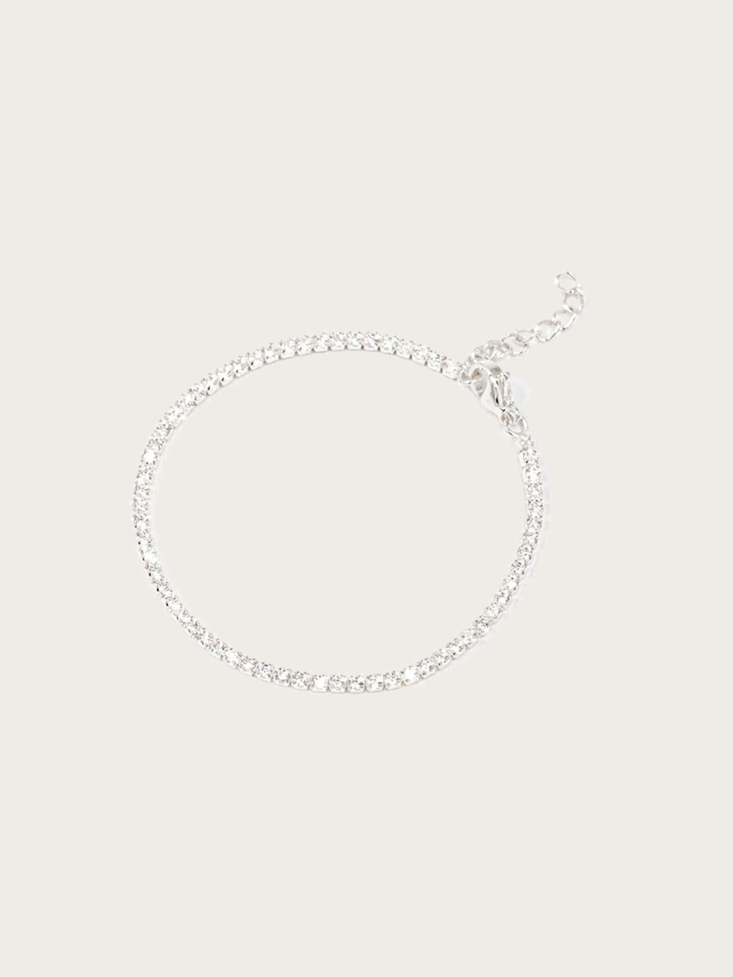 Mini Diamond Bracelet - Silver