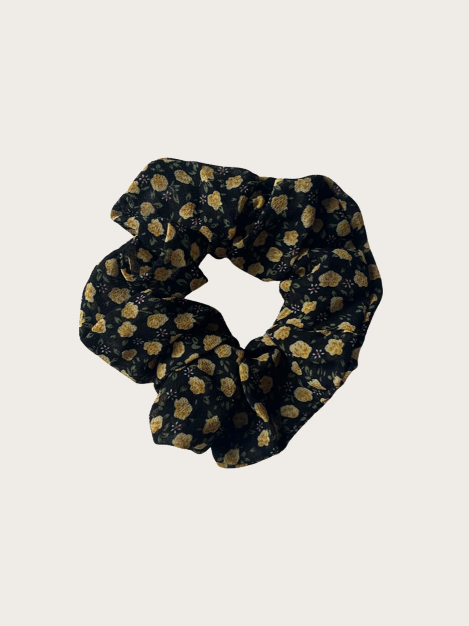 Hilly Scrunchie - Black/Yellow