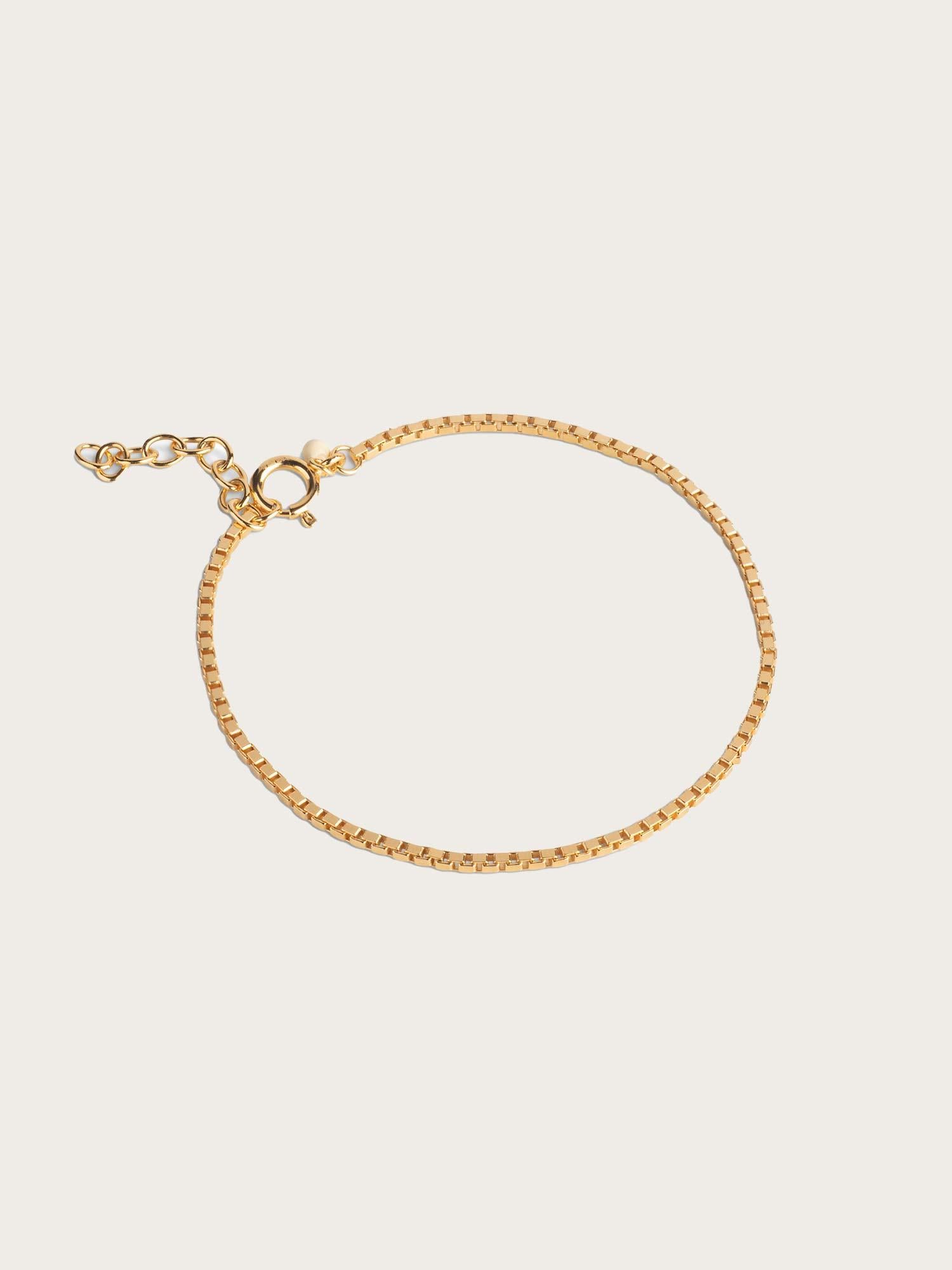 Bracelet Box Chain 1,45mm - Gold