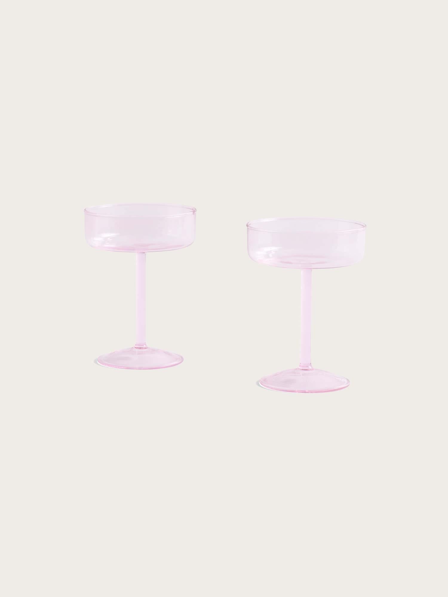 Tint Couple Glass - Set of 2 - Pink
