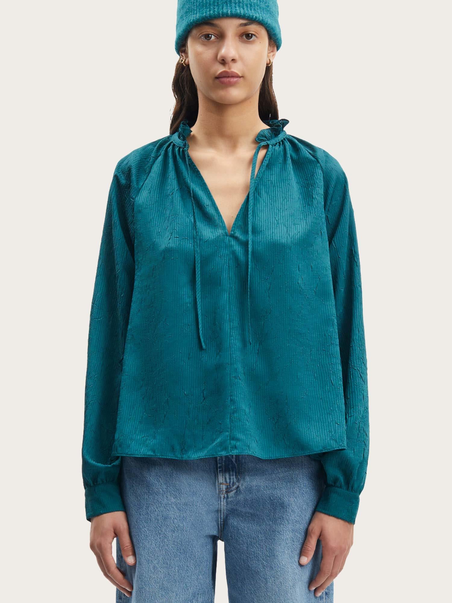 Karookhi Blouse - Atlantic Deep