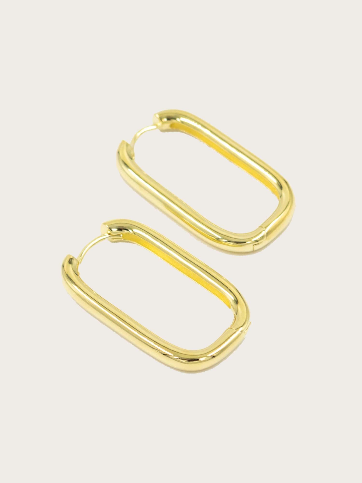 Edge Hoops - Gold