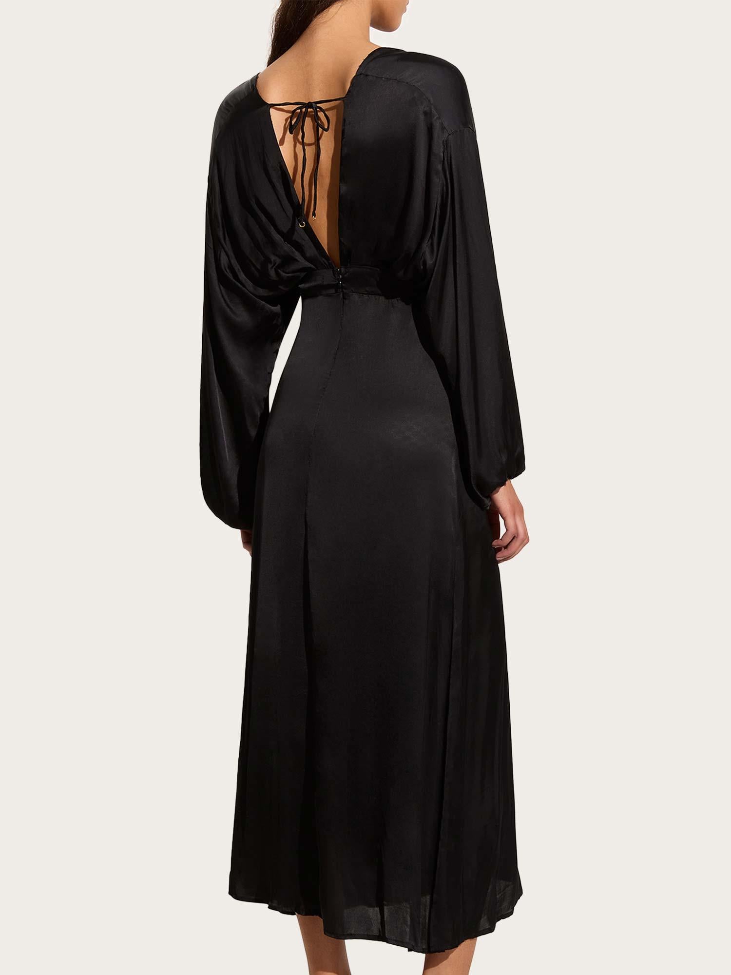 Ria Midi Dress - Black