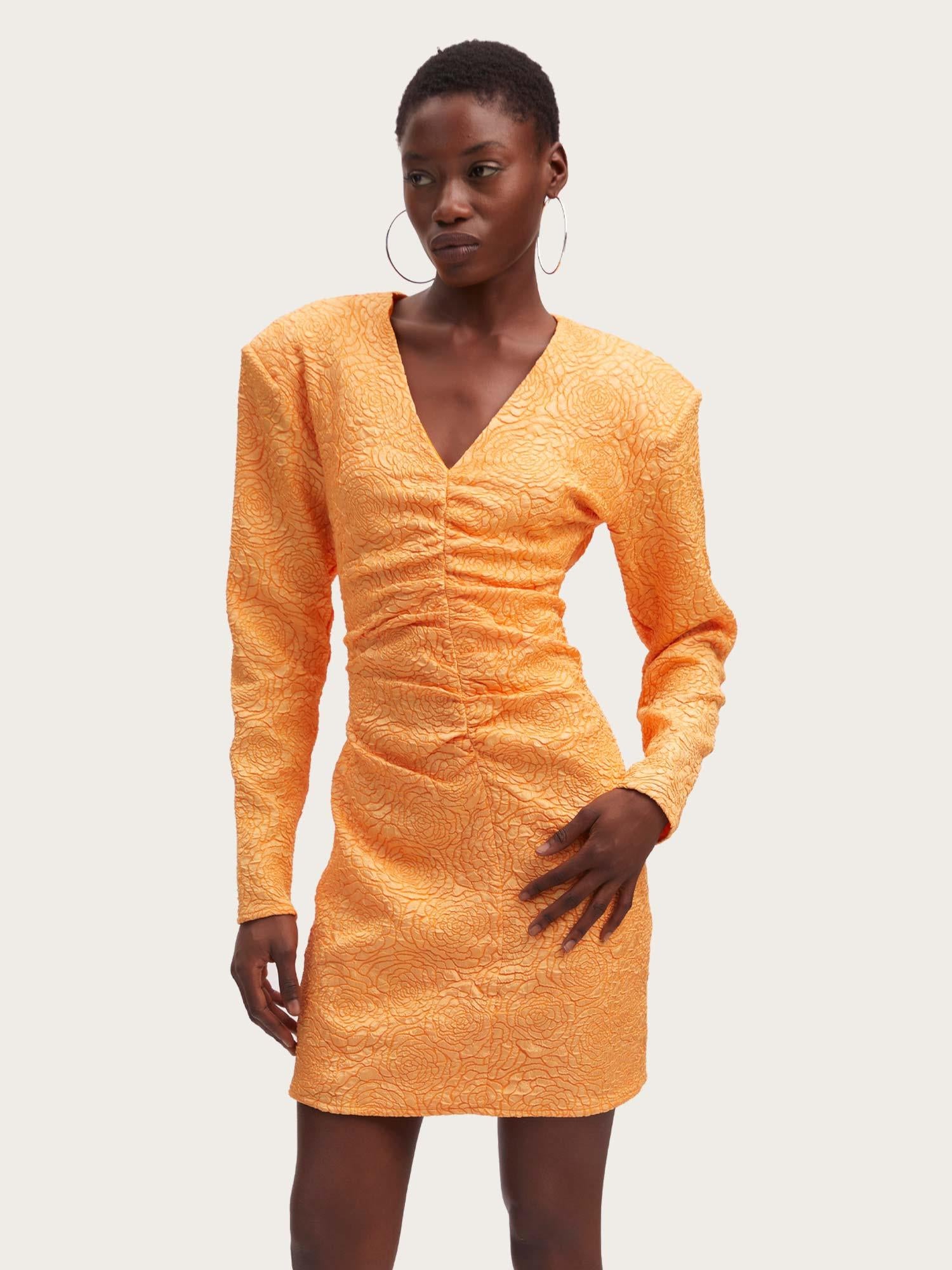 Maisie Dress - Flame Orange