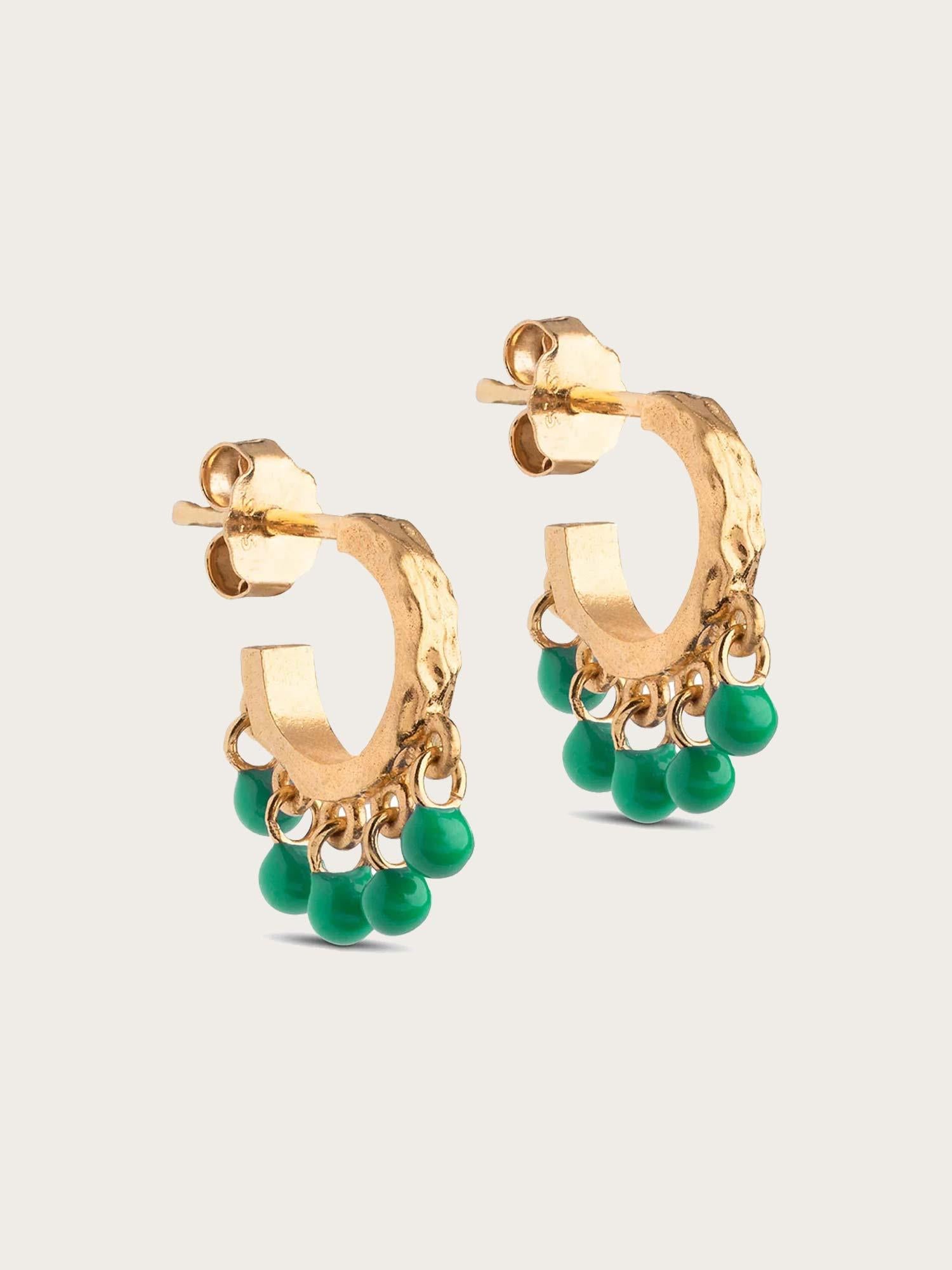 Earring Astrid - Grass Green