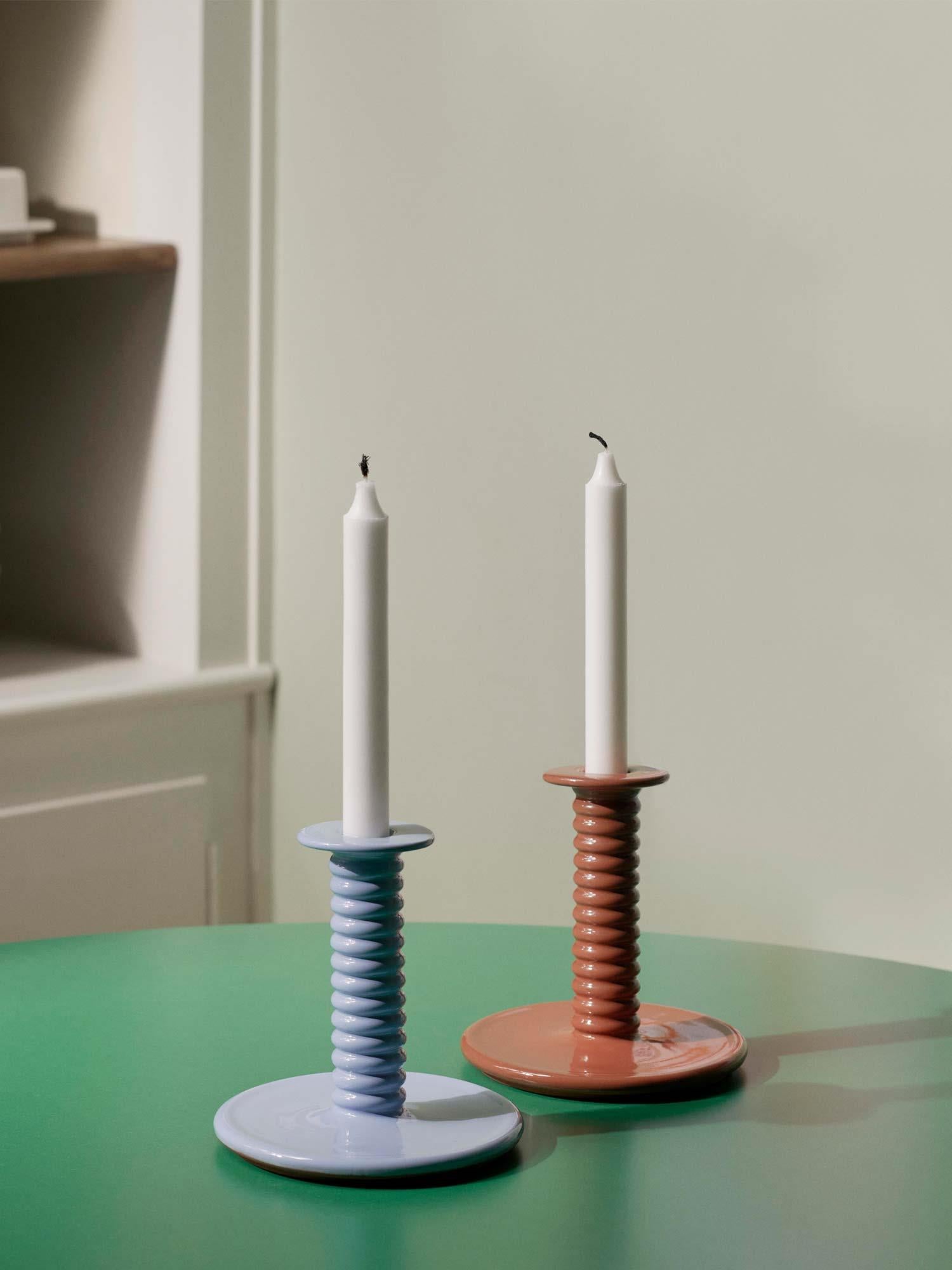 Barro Candleholder - Light Blue