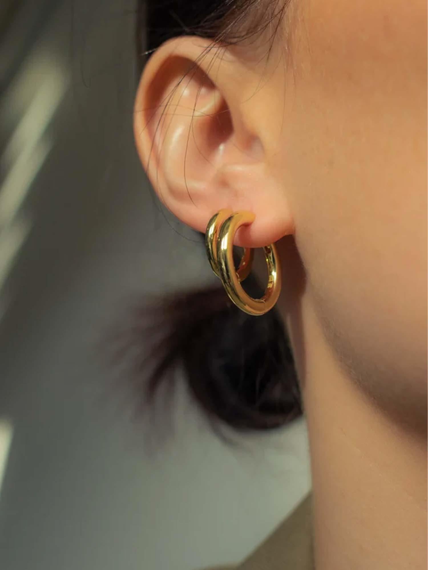 Perfect Hoops Large - Gold