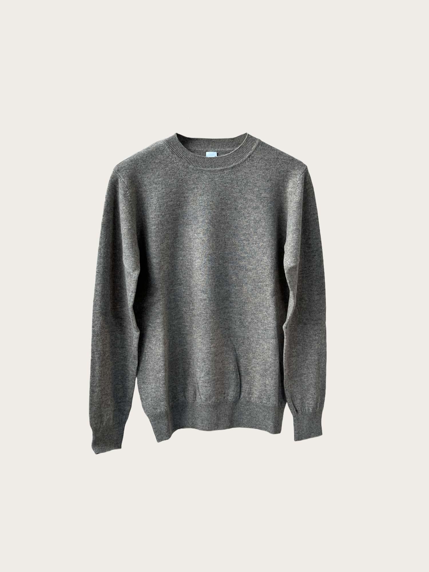 Knitted Crewneck Sweater - Pecan
