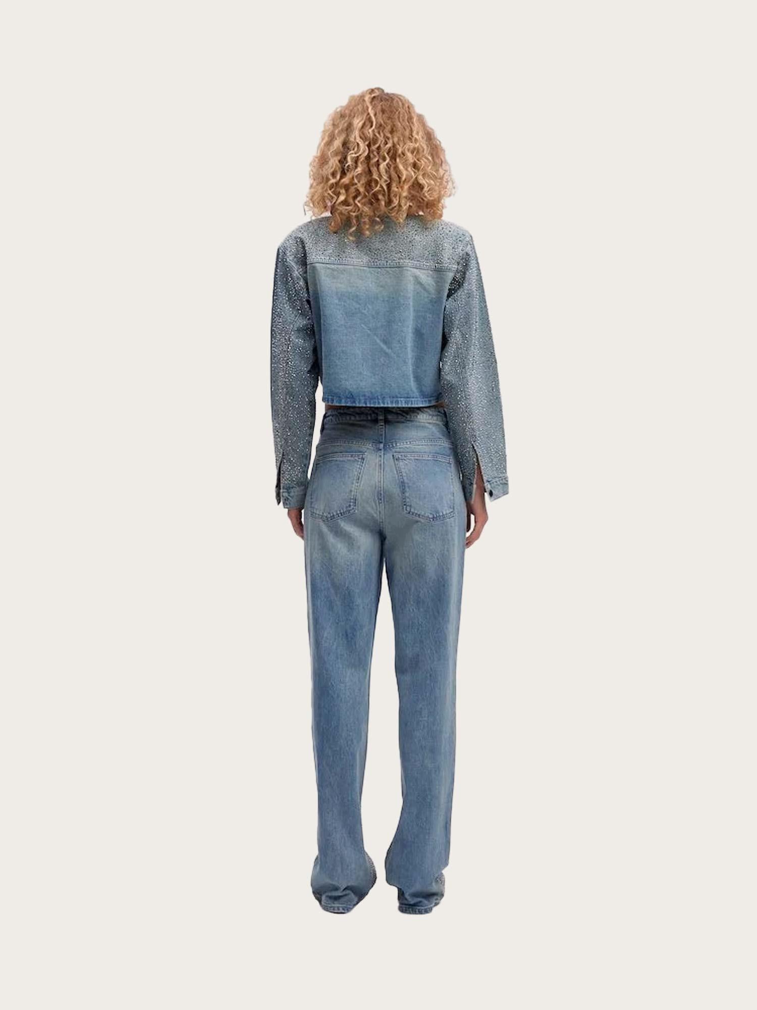 Nadiva Jacket - Mid Blue Washed