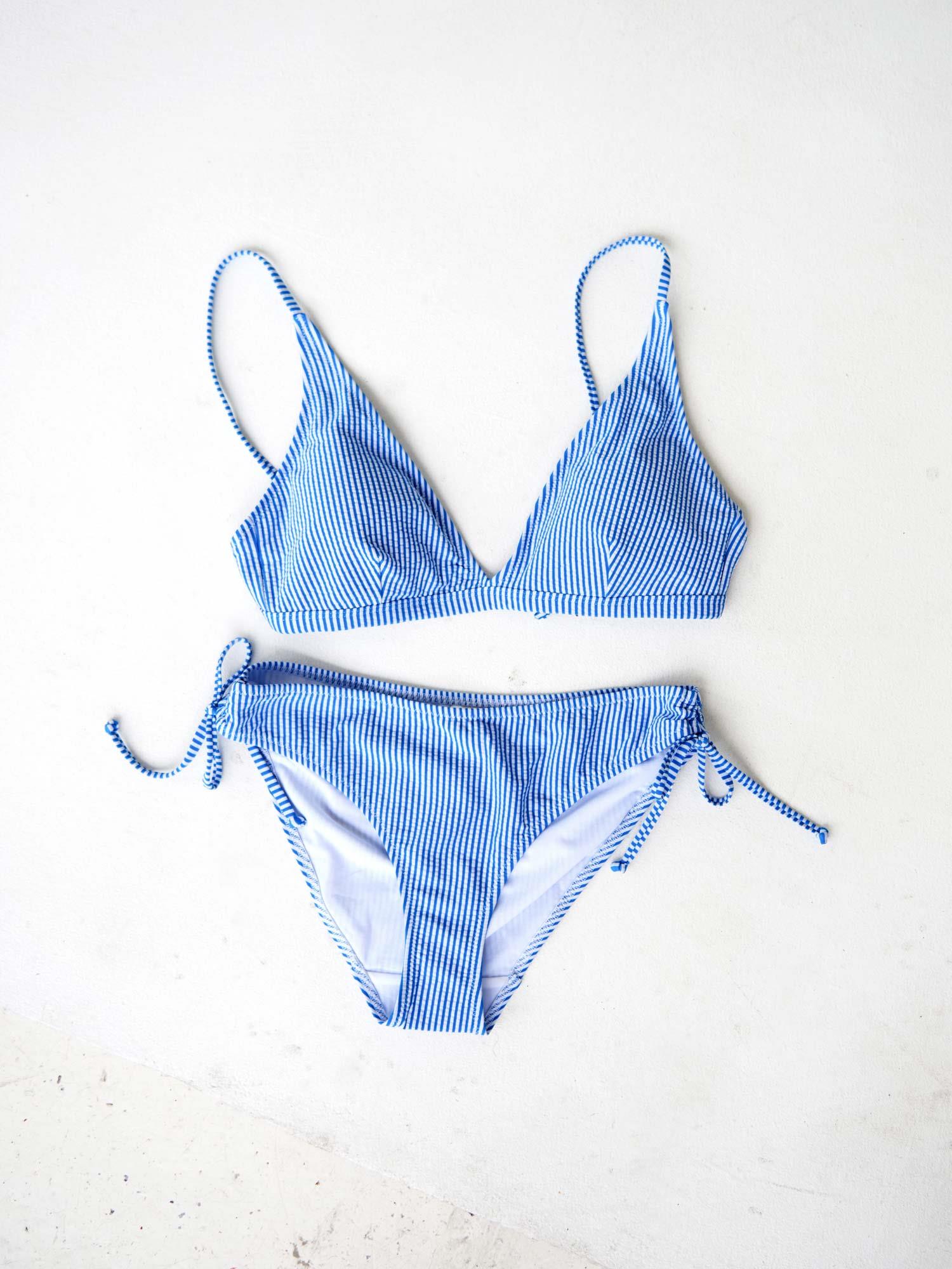 Myo Bikini Bottom Blue Stripes