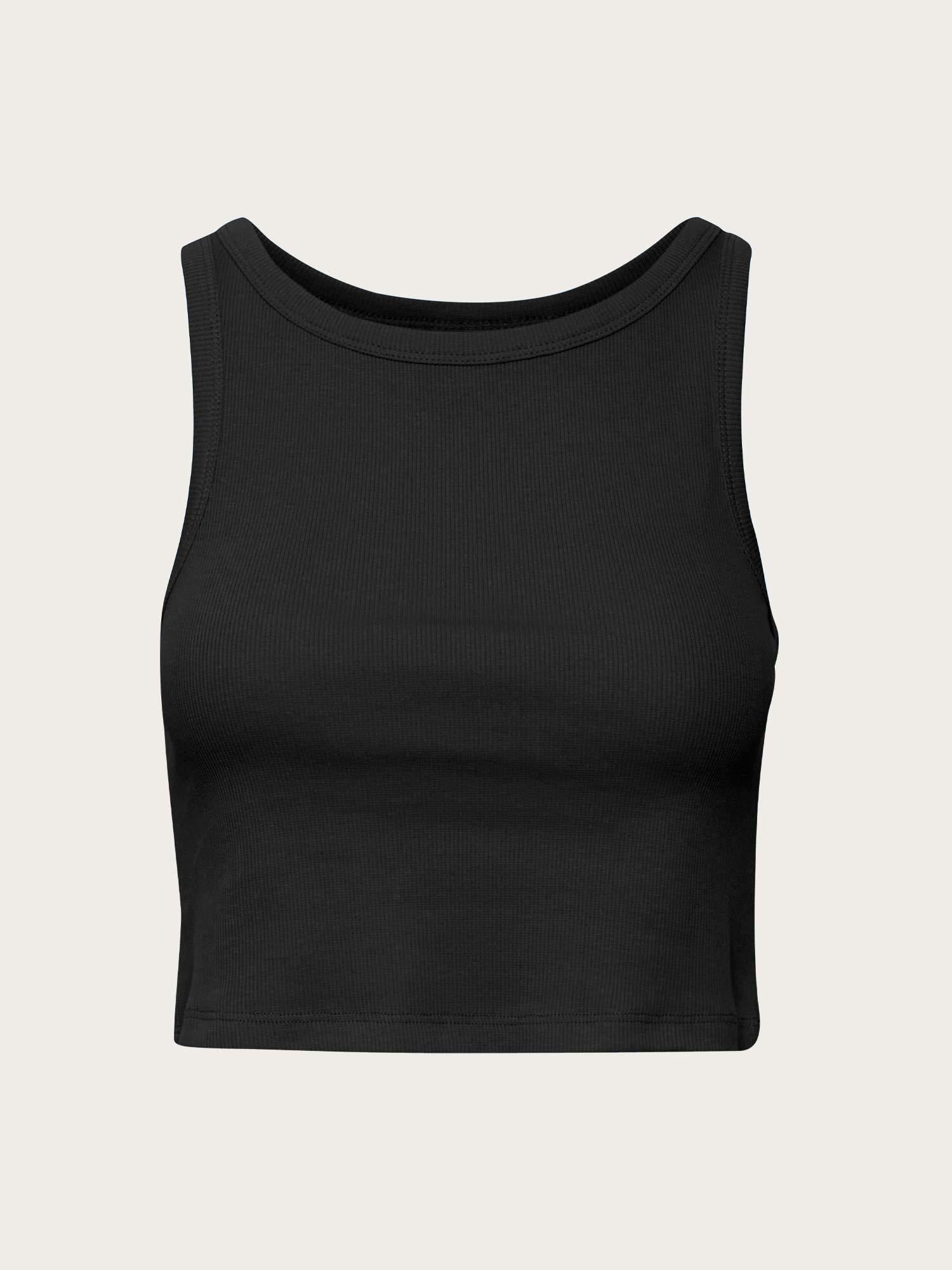 Drew Cropped Top - Black