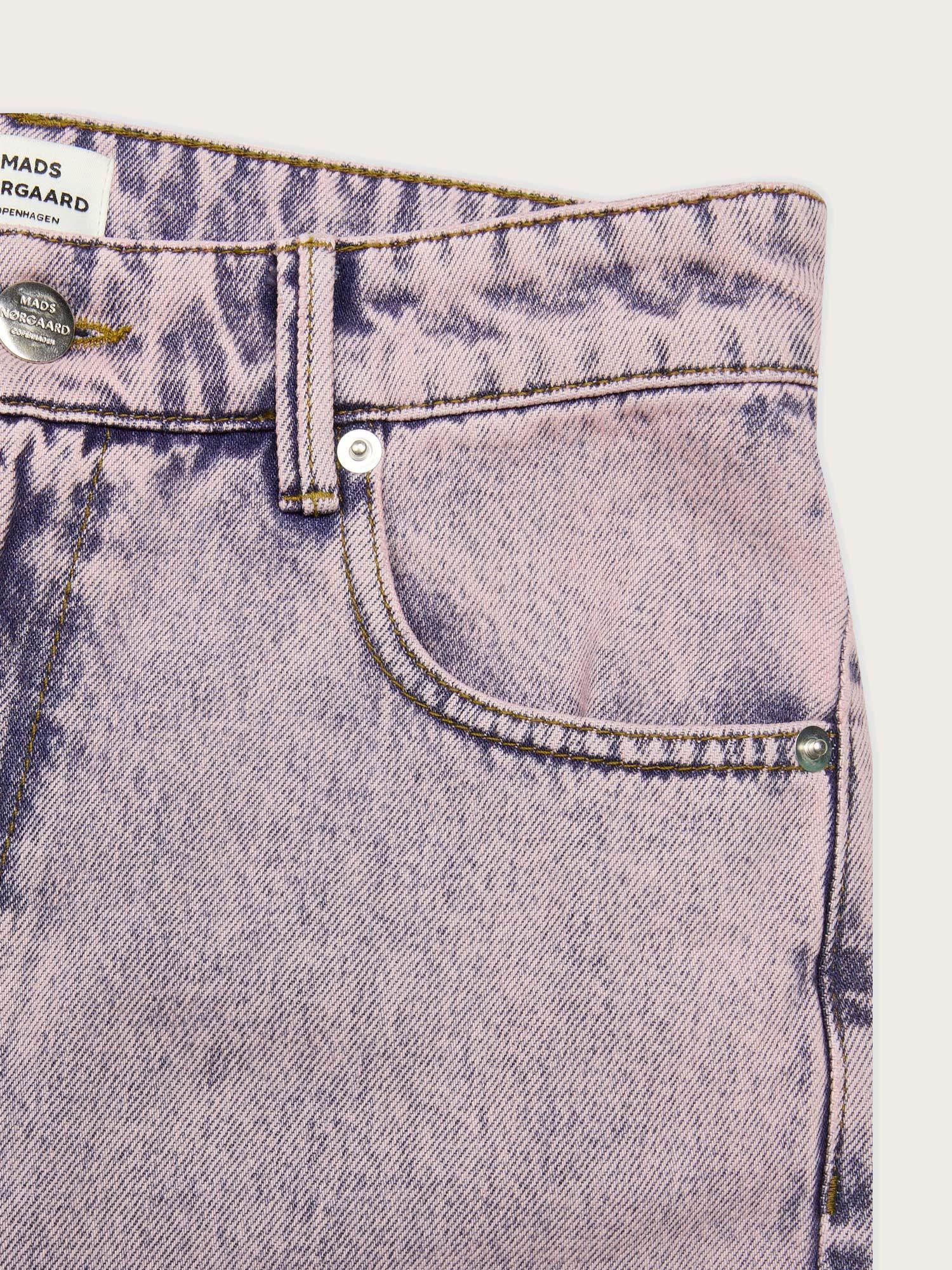 Color Denim Charm Jeans - Vintage Purple