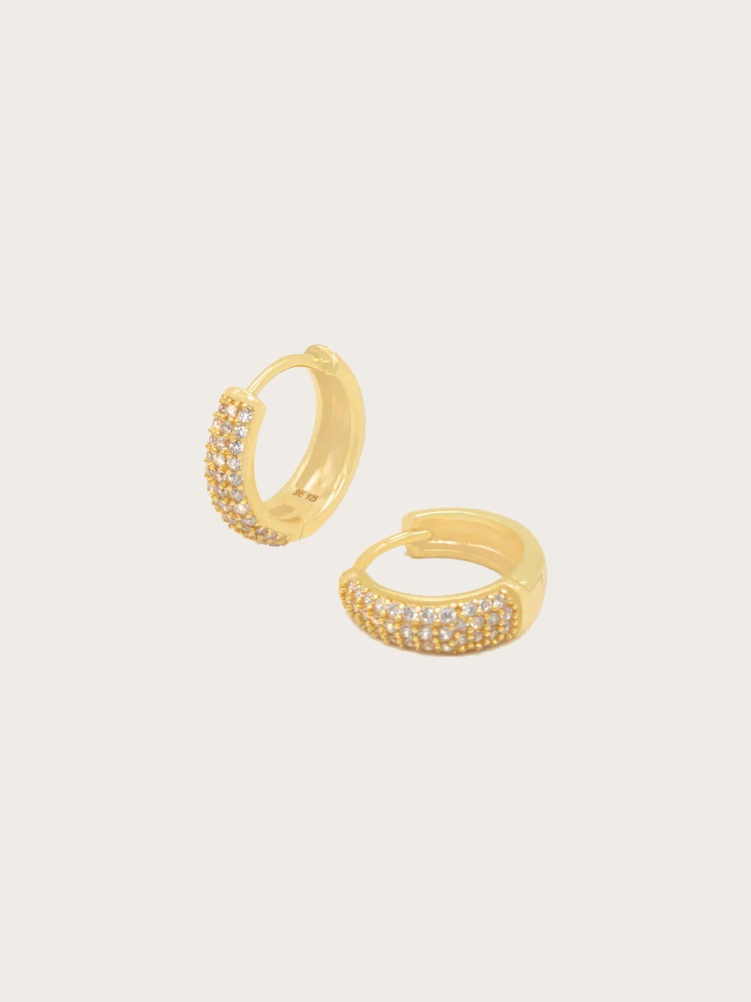 Slim Dome Hoops - Gold