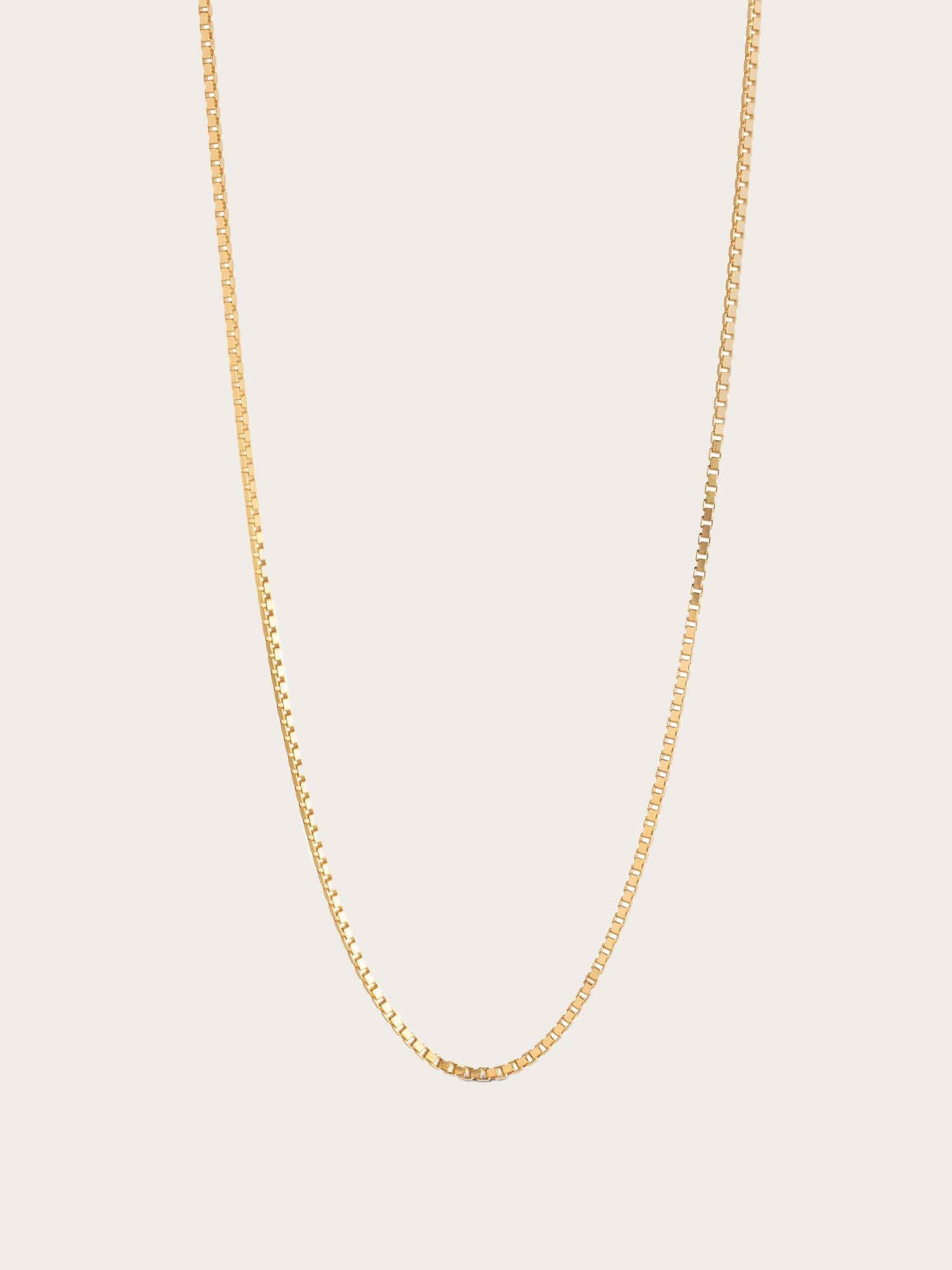 Necklace Box Chain 1,45mm - Gold